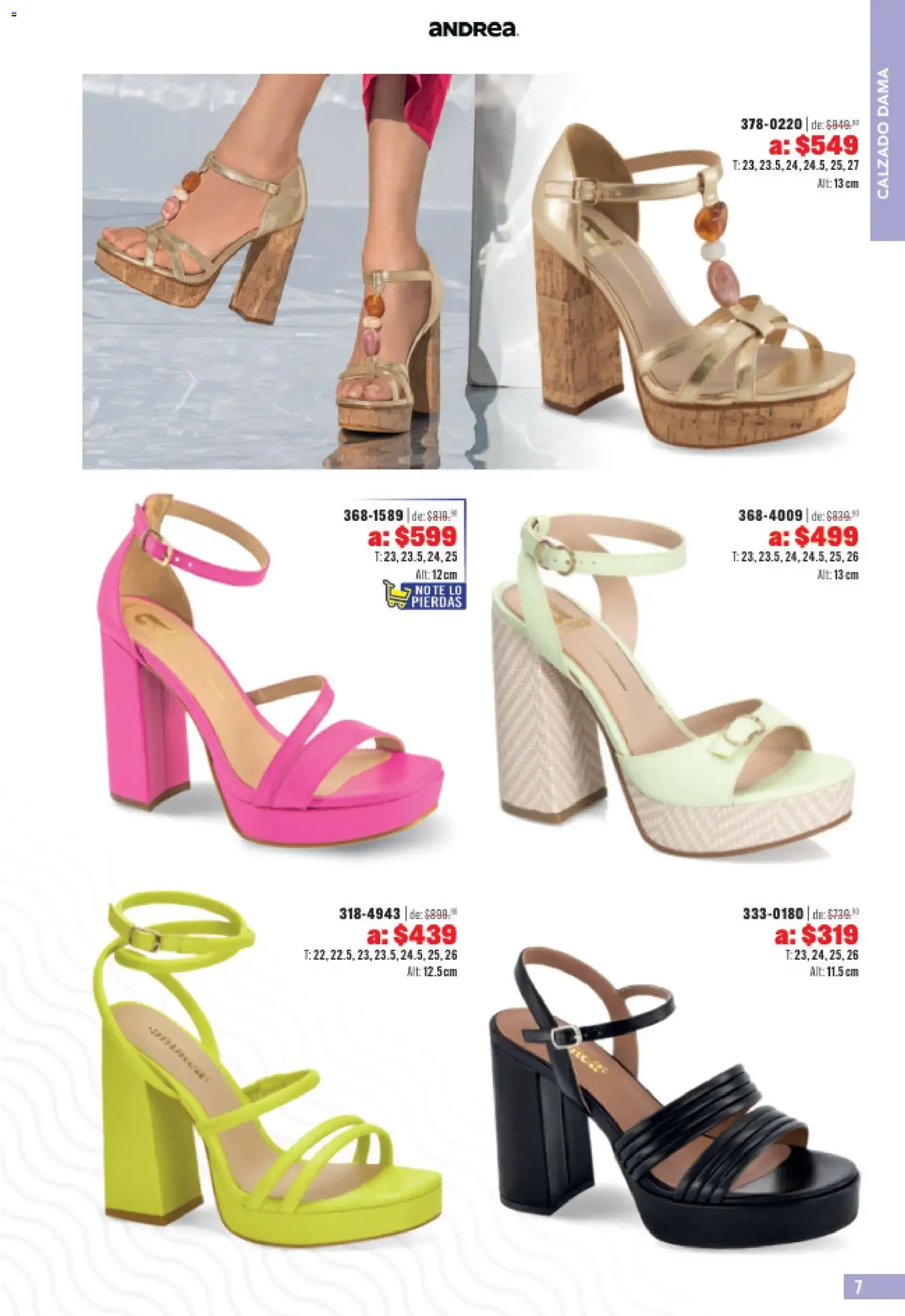 Catálogo de Andrea + Outlet Liquidación Primavera 31 de mayo al 25 de julio 2026 - Pagina 7