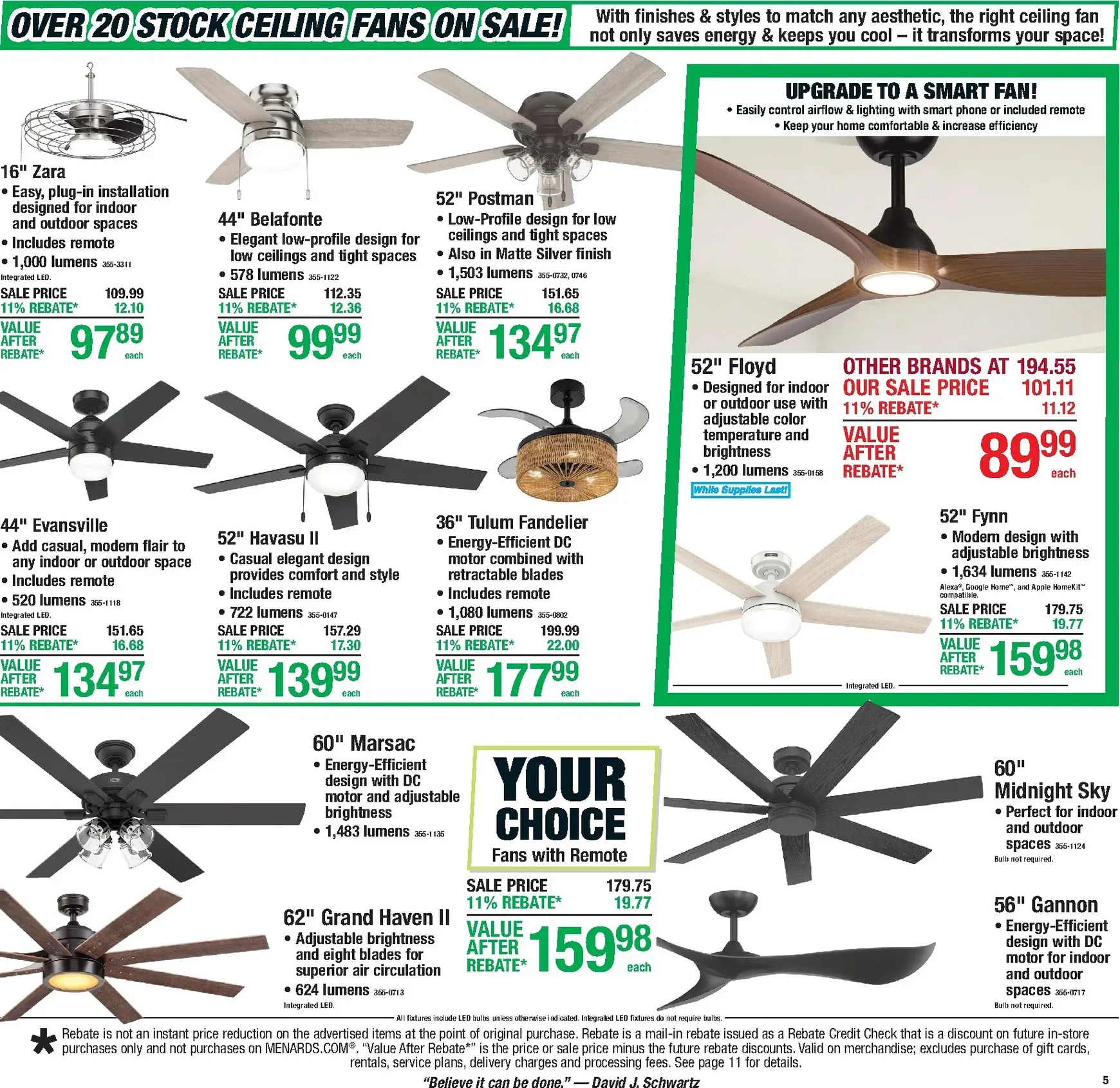 Weekly promotion Menards: 11% Rebate on Everything! spanning from July 23 to August 2 2026 - Page 7 for Catalogue 365