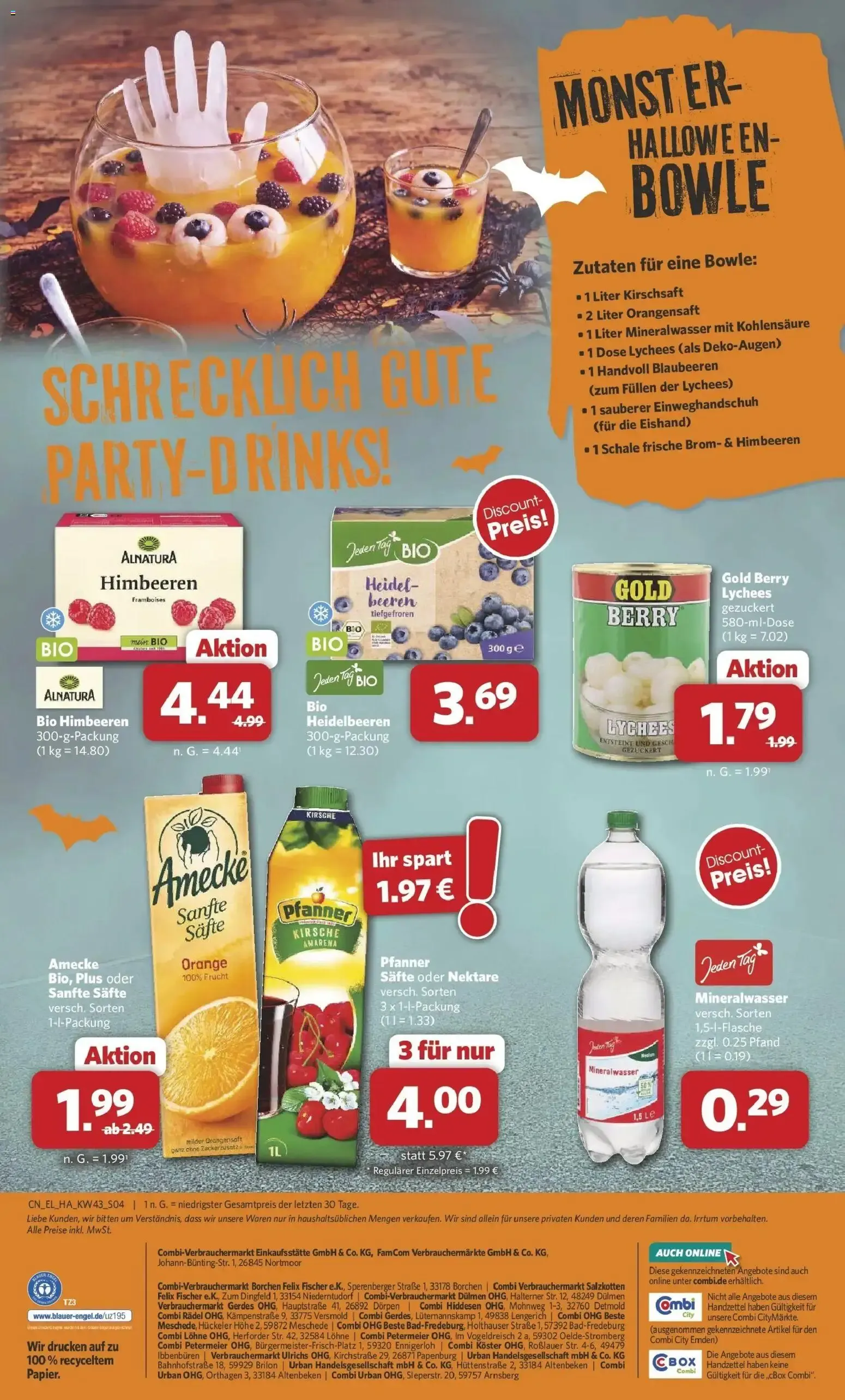 Combi Halloween-Sonderangebote (ab 19.10.2026) zum Blättern von 19. Oktober bis 24. Oktober 2026 - Prospekt seite 4