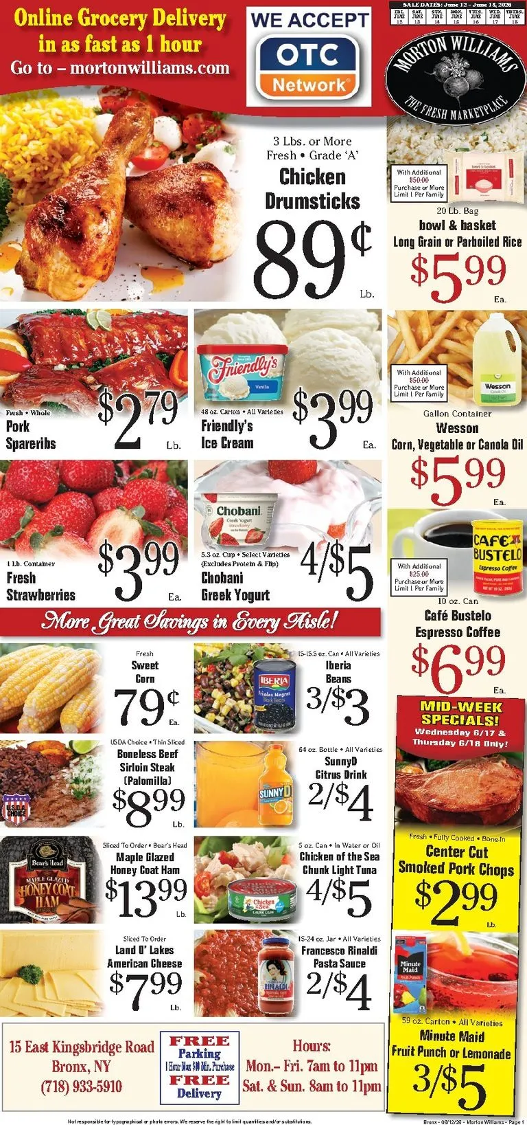 Weekly ad Current Morton Williams - Bronx leaflet valid from Friday 06/12/2026 to Thursday 06/18/2026 from June 12 to June 18 2026 - Page 1
