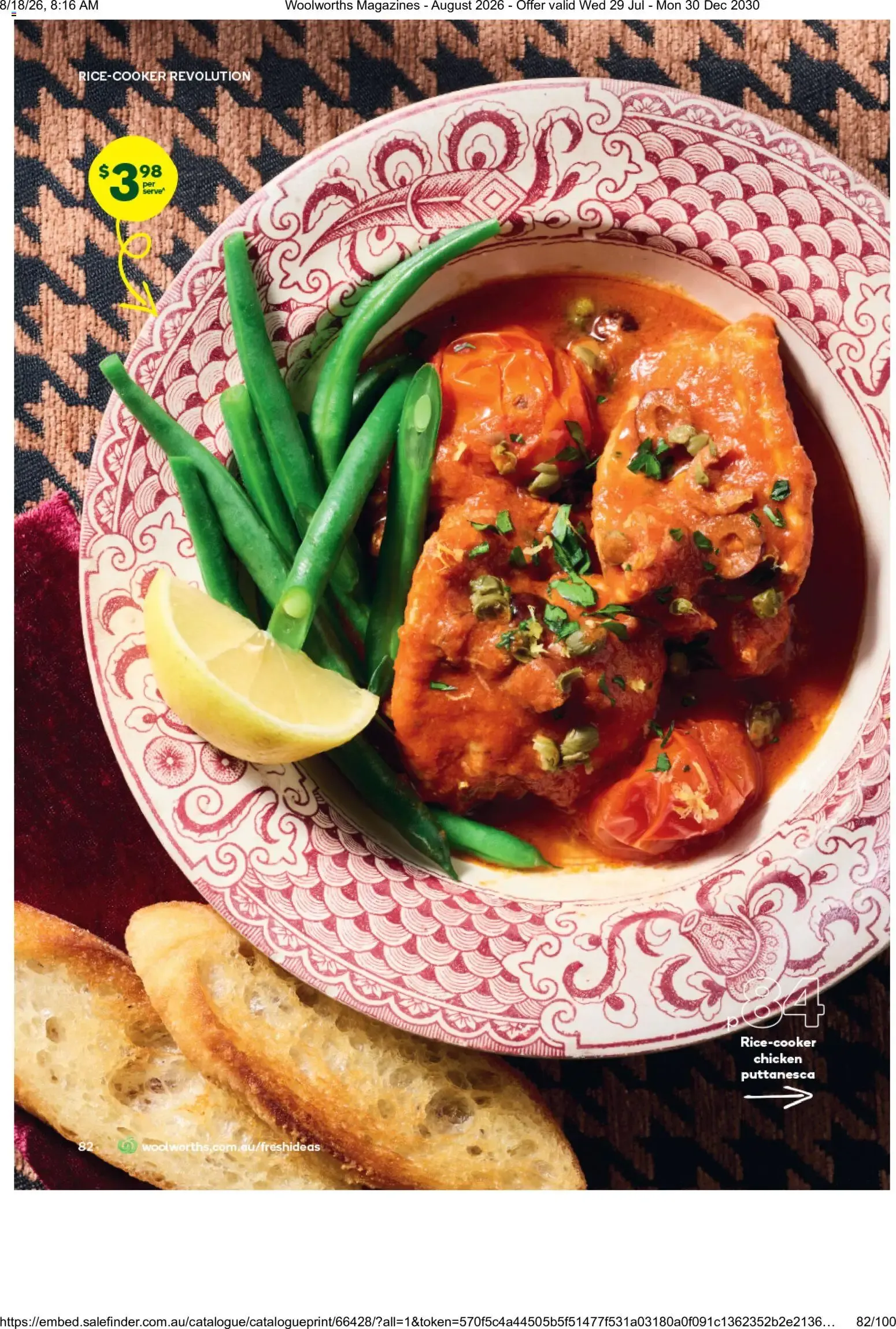 Woolworths Fresh Ideas - August 2026 - Catalogue valid from 29 July to 30 December 2030 - page 82