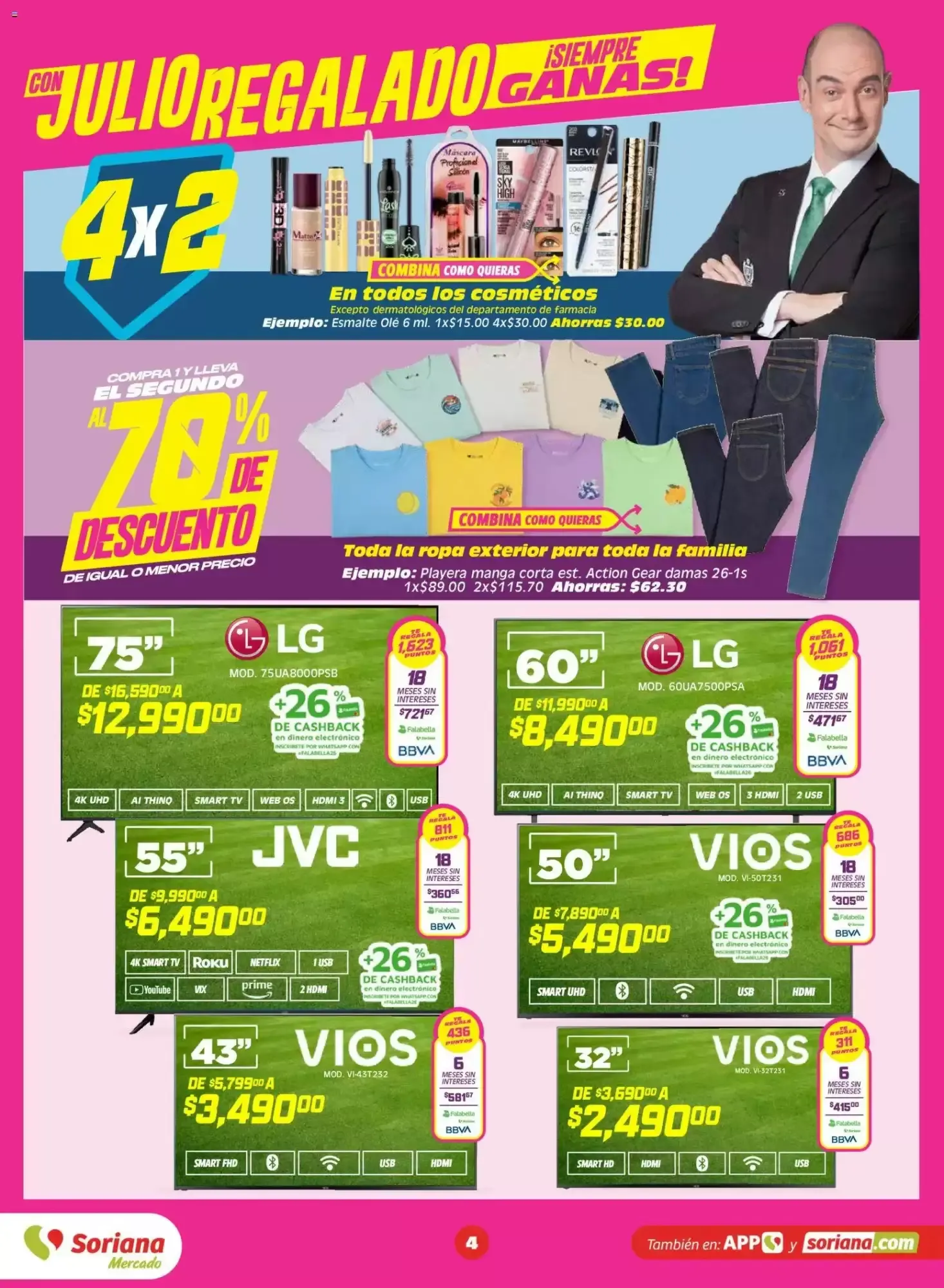 Catálogo de Folleto Soriana Mercado semana 27 3 de julio al 9 de julio 2026 - Pagina 4