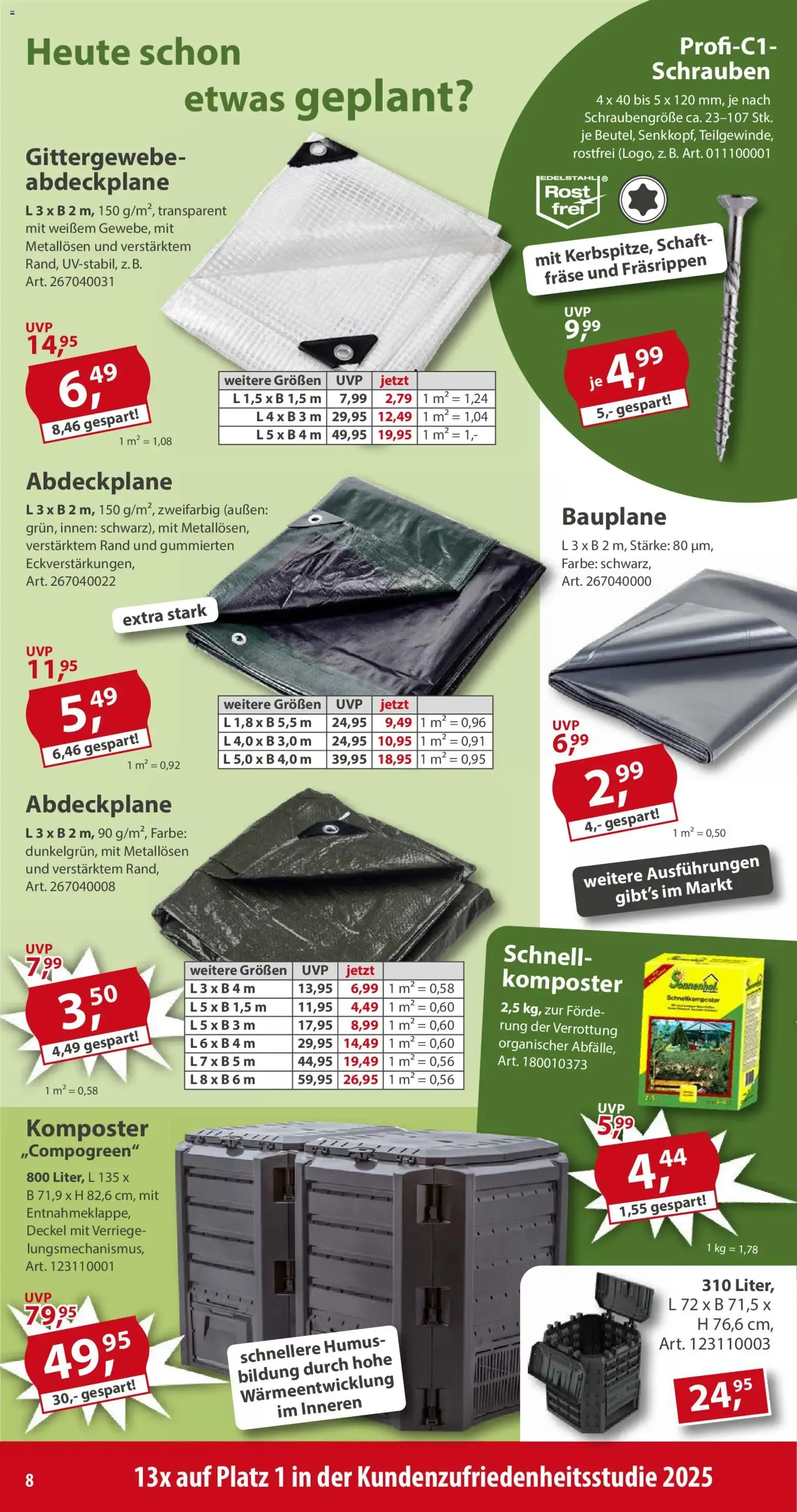Sonderpreis Baumarkt Prospekt (ab 13.06.2026) zum Blättern von 13. Juni bis 19. Juni 2026 - Prospekt seite 8