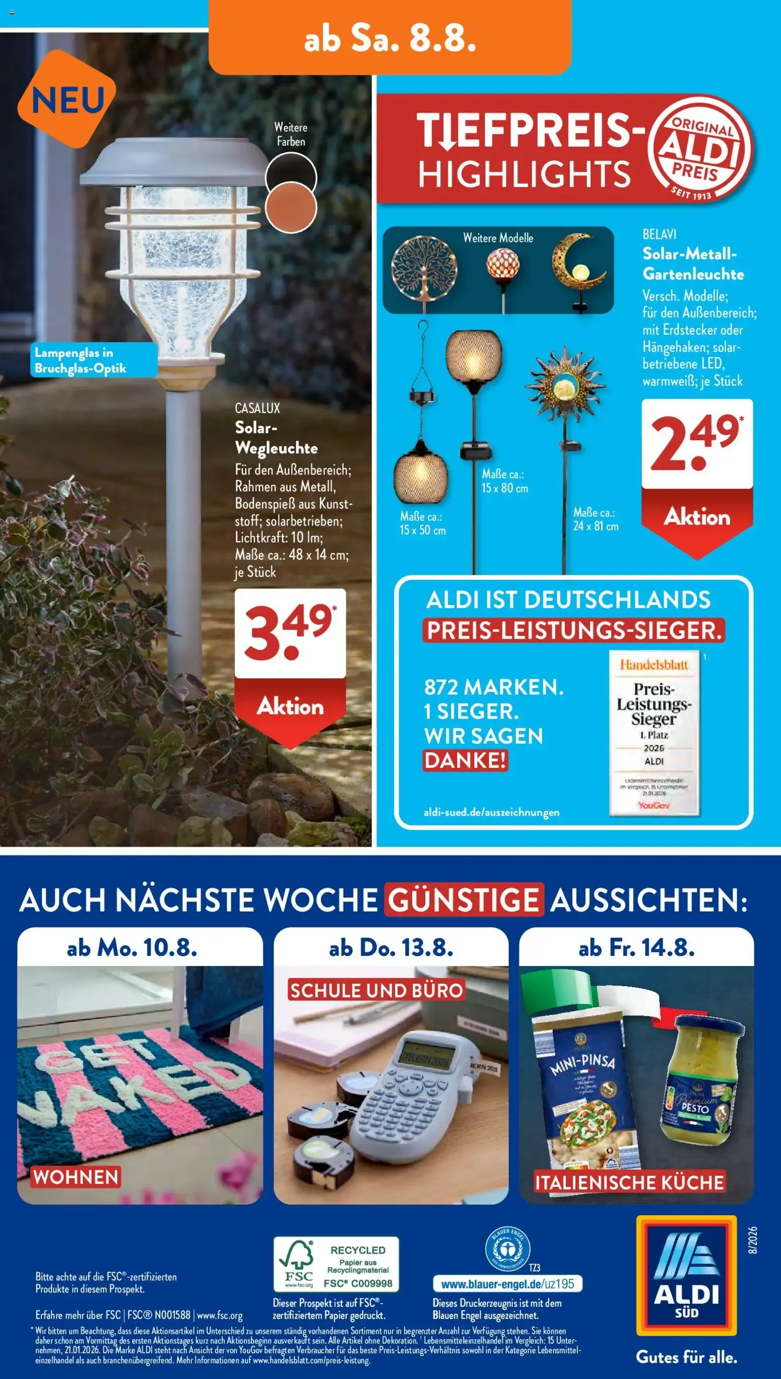 Aldi Süd Tiefpreis-Highlight von 3. August bis 8. August 2026 - Prospekt seite 16