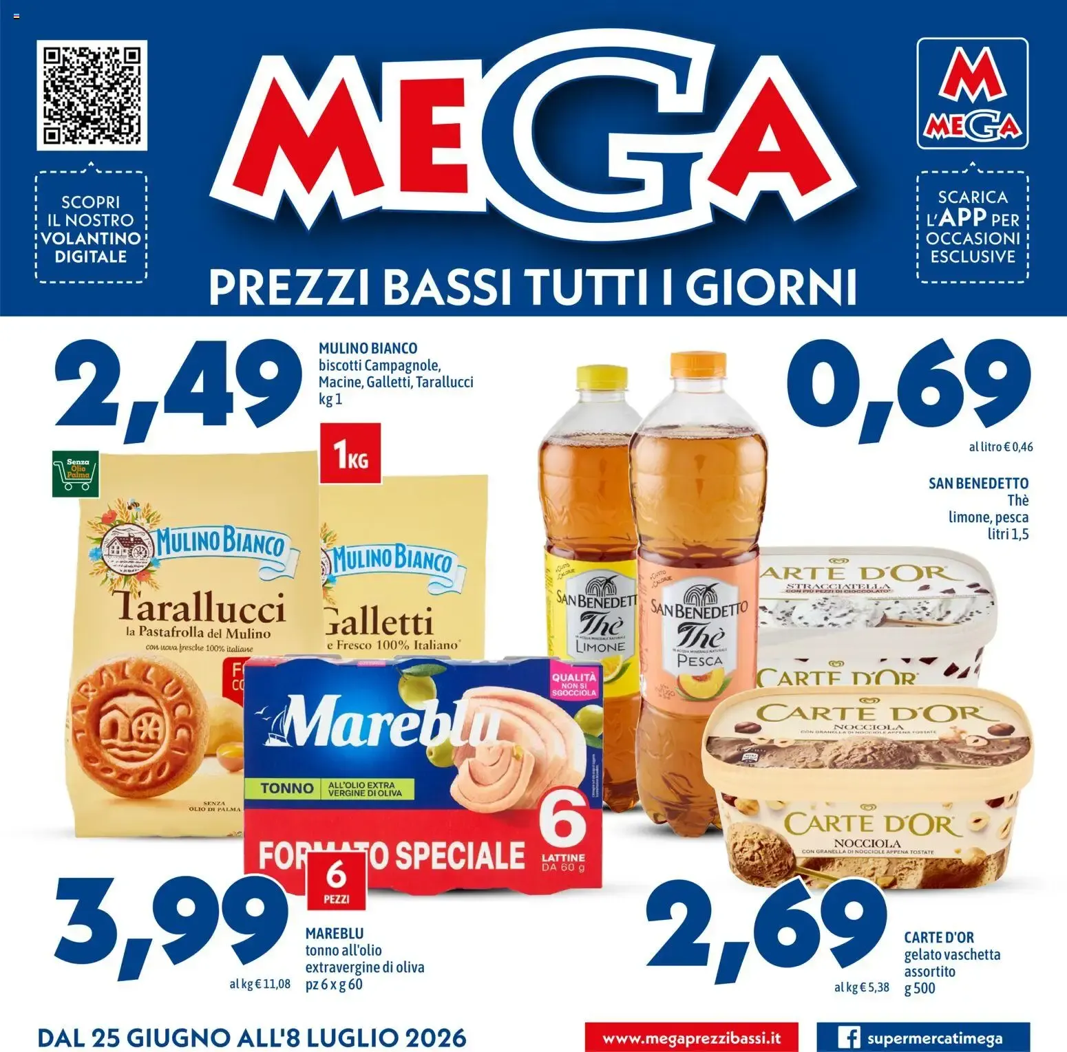 Mega volantino dal 25/06/2026 - online Offerte