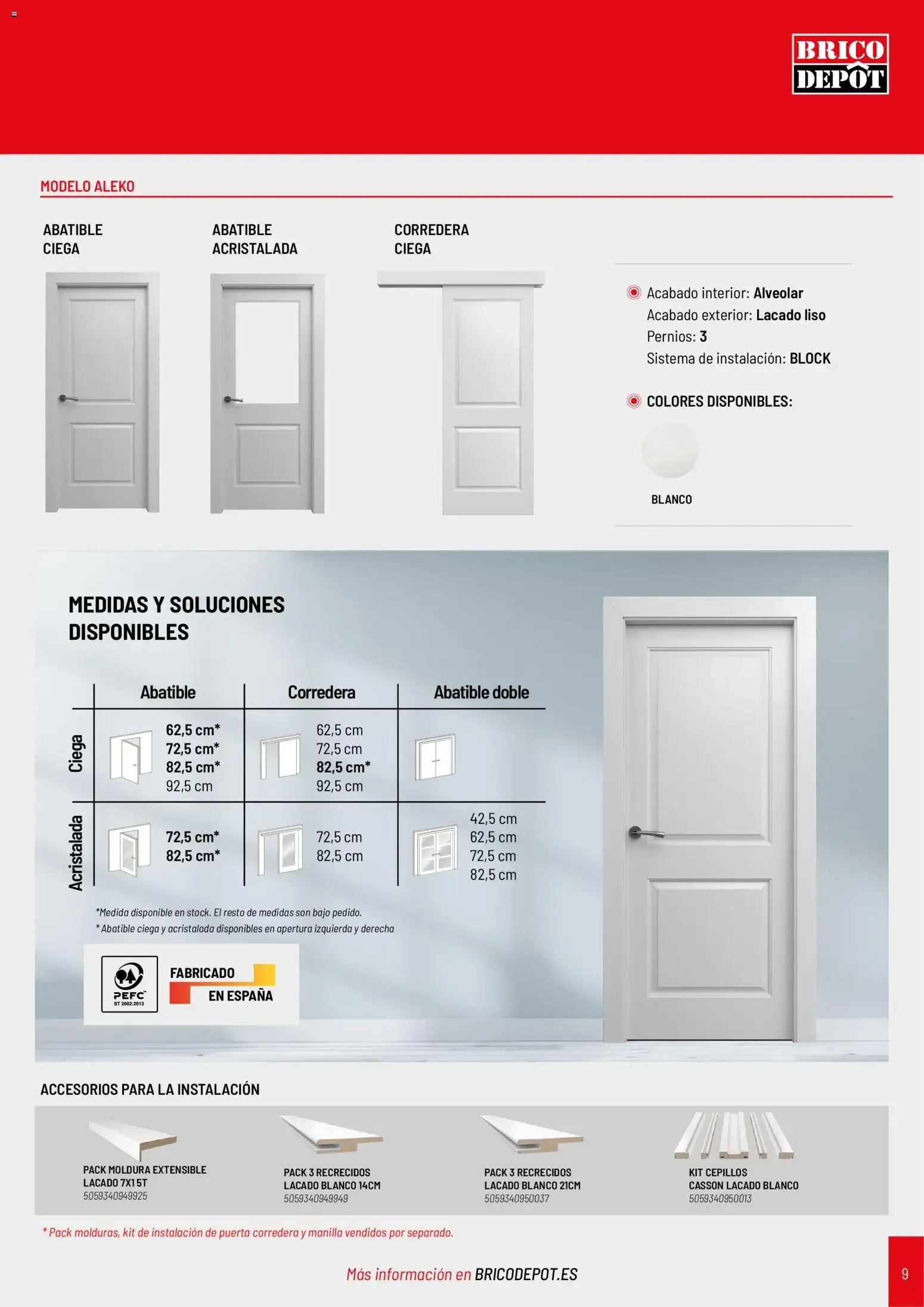 Catálogo de Brico Depôt Catálogo Puertas y Ventanas 2026 7 de octubre al 31 de diciembre 2026 - Página 9