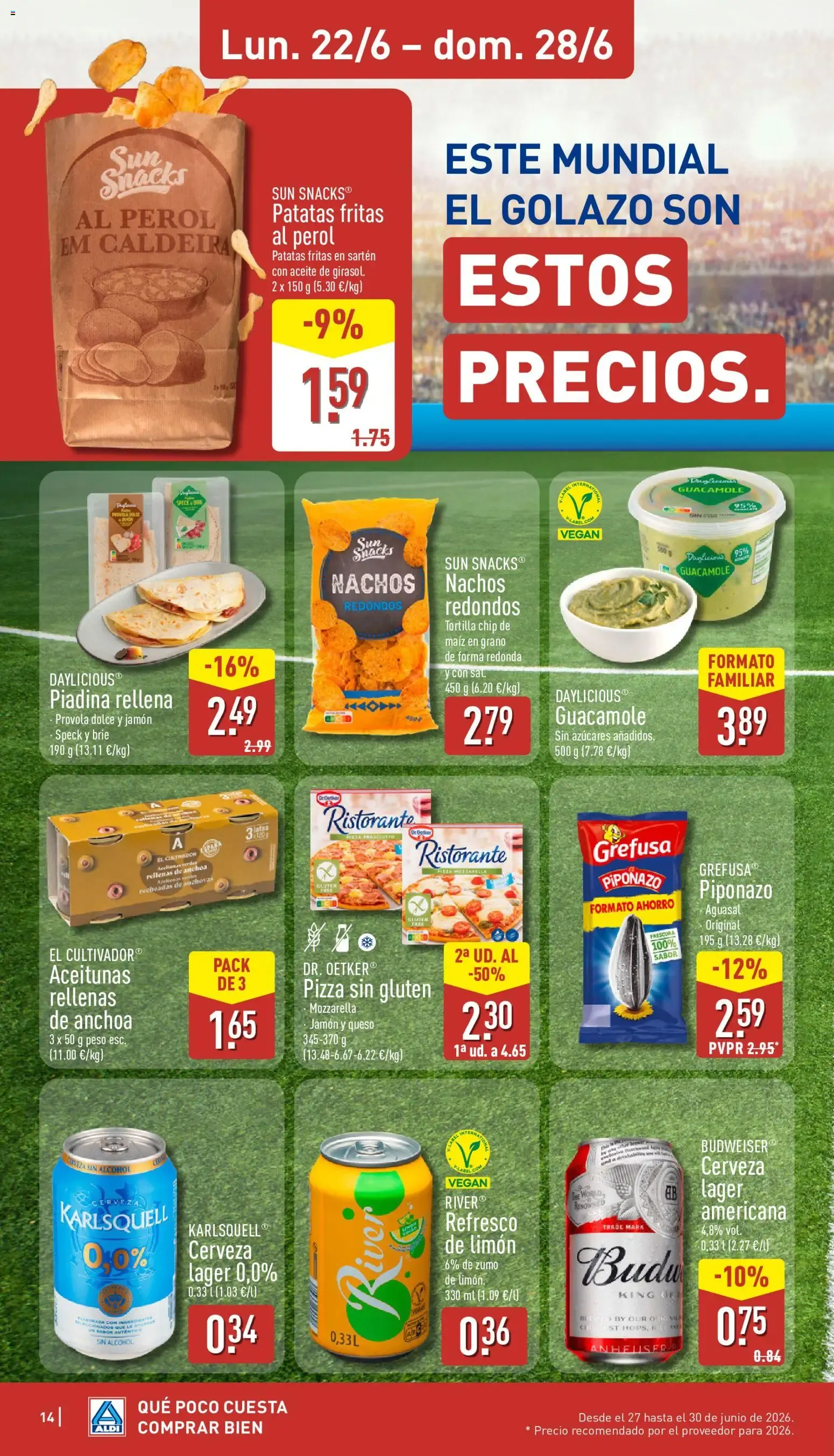 Catálogo de Aldi: Un Baño de Sabor al Mejor Precio 22 de junio al 28 de junio 2026 - Página 14