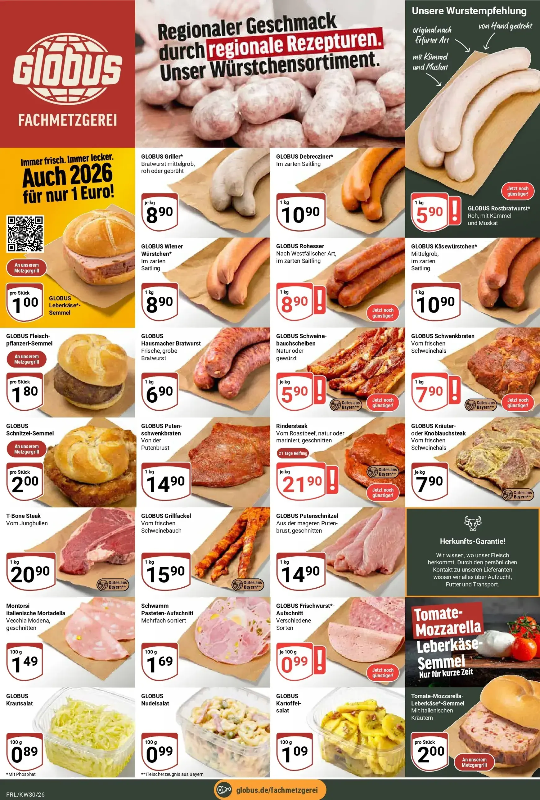 Globus - Globus: Wochenangebote Prospekt – von Montag 20.07.2026 bis Samstag 01.08.2026 von 20. Juli bis 1. August 2026 - Prospekt seite 11