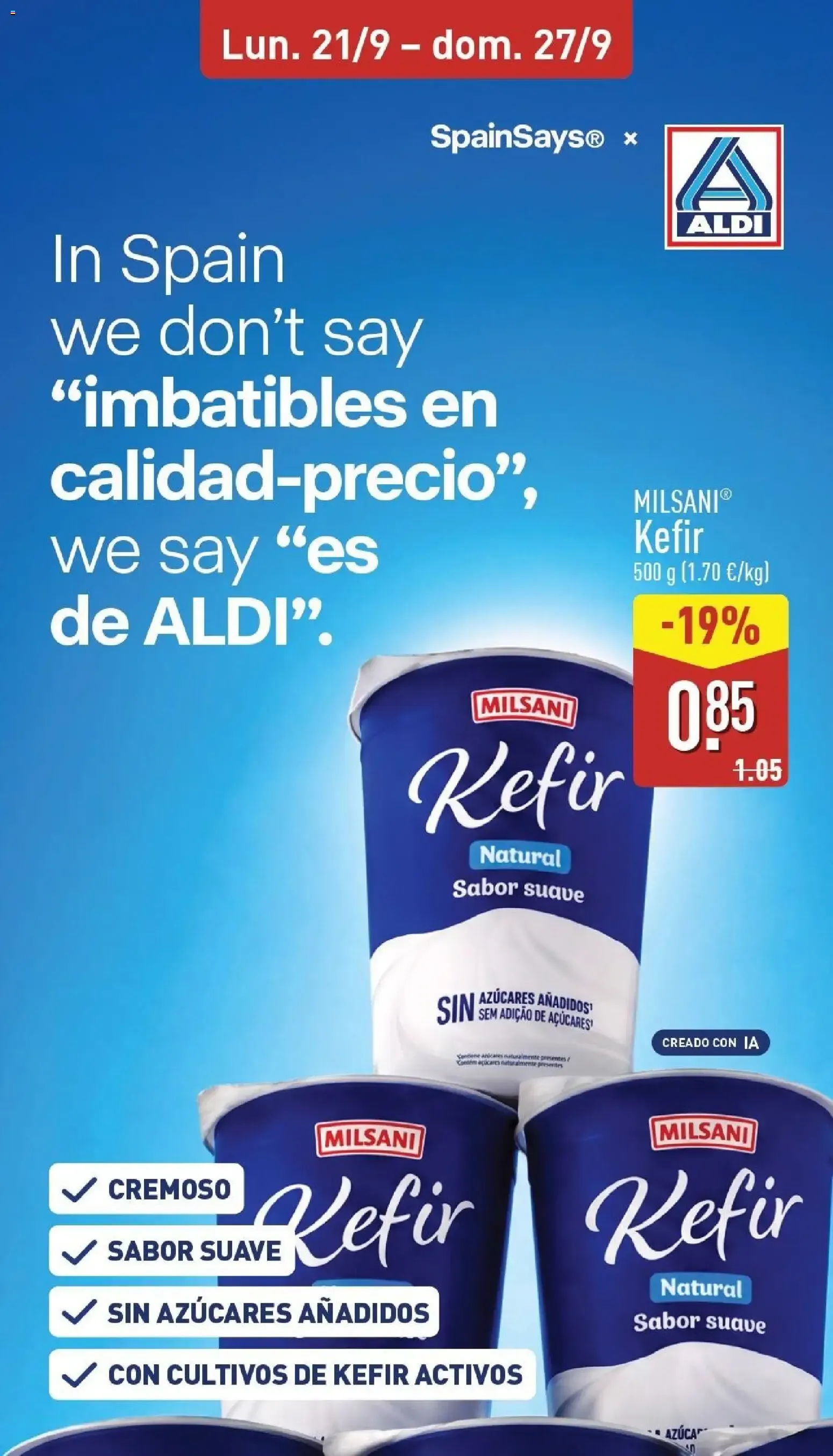 Catálogo de ALDI: Qué poco cuesta comprar bien 21 de septiembre al 27 de septiembre 2026 - Página 14