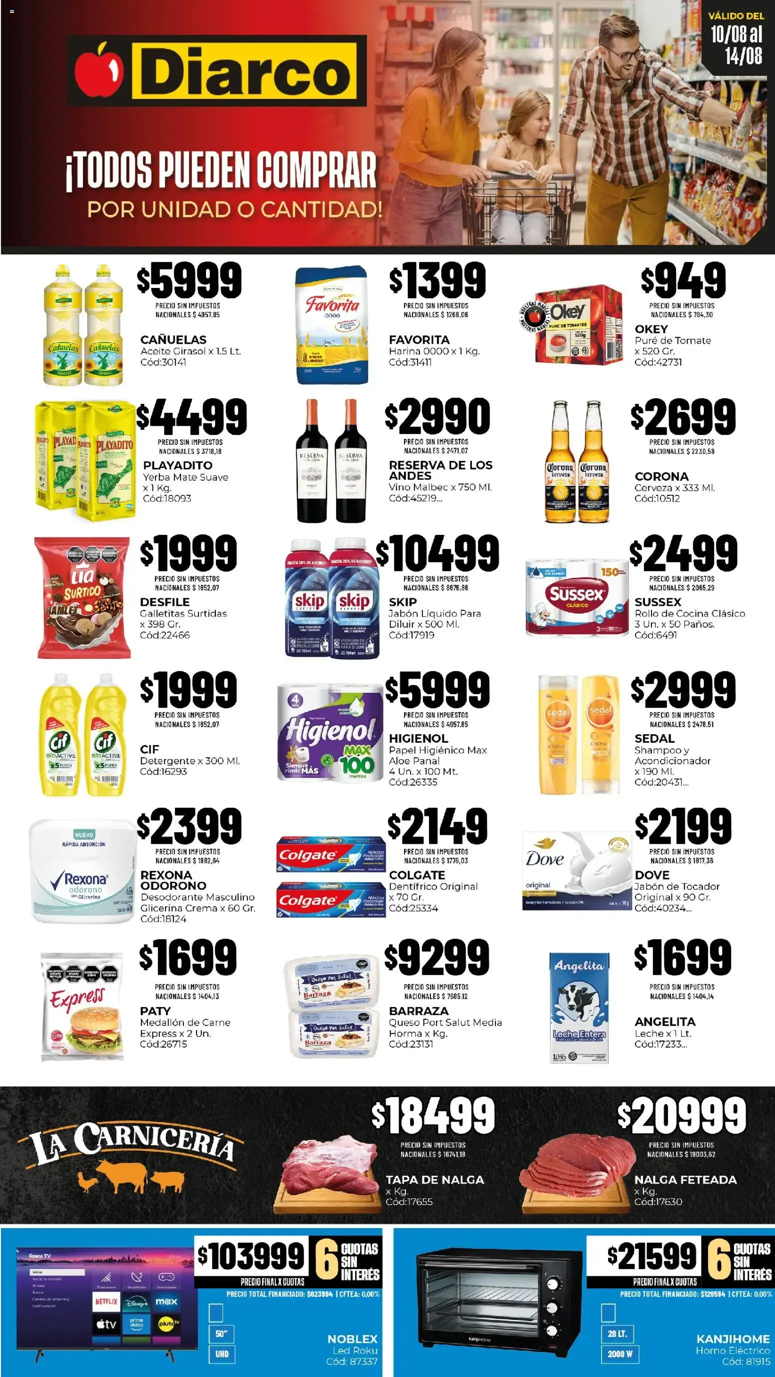 Ofertas de Diarco - Catálogo de ofertas 10 de agosto al 14 de agosto 2026 - Página 1 del catálogo