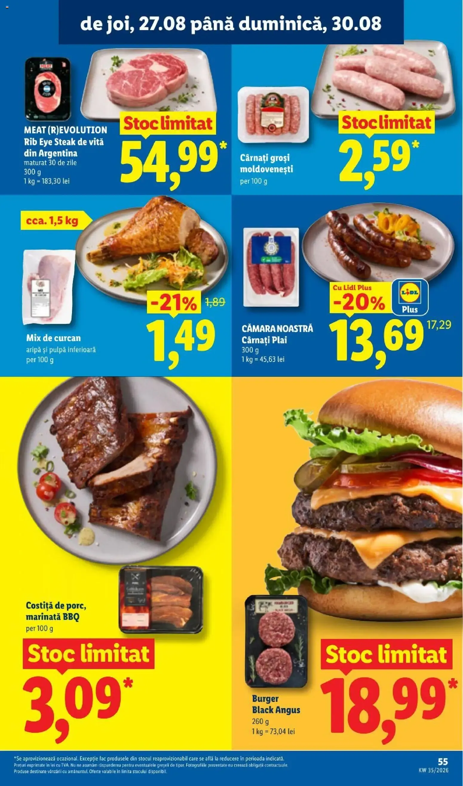 Catalog LIDL: Ieftin și înainte, și după ziua de salariu (Ofertas del 24 al 30 de agosto de 2026) de la 24 august până la 30 august 2026 - Revista Pagina 55