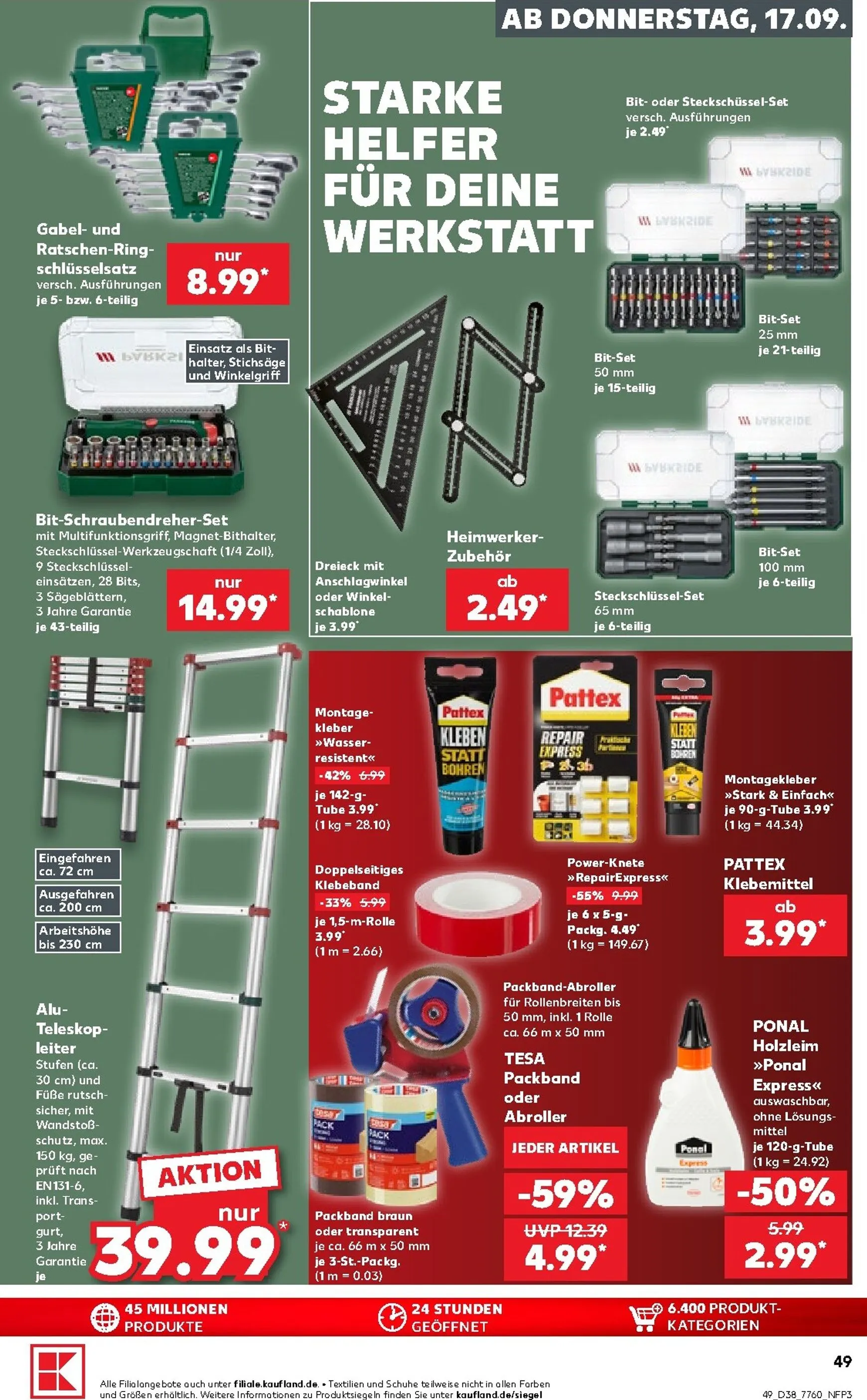 Neuer Kaufland Prospekt – von Donnerstag 17.09.2026 bis Mittwoch 23.09.2026 von 17. September bis 23. September 2026 - Prospekt seite 50