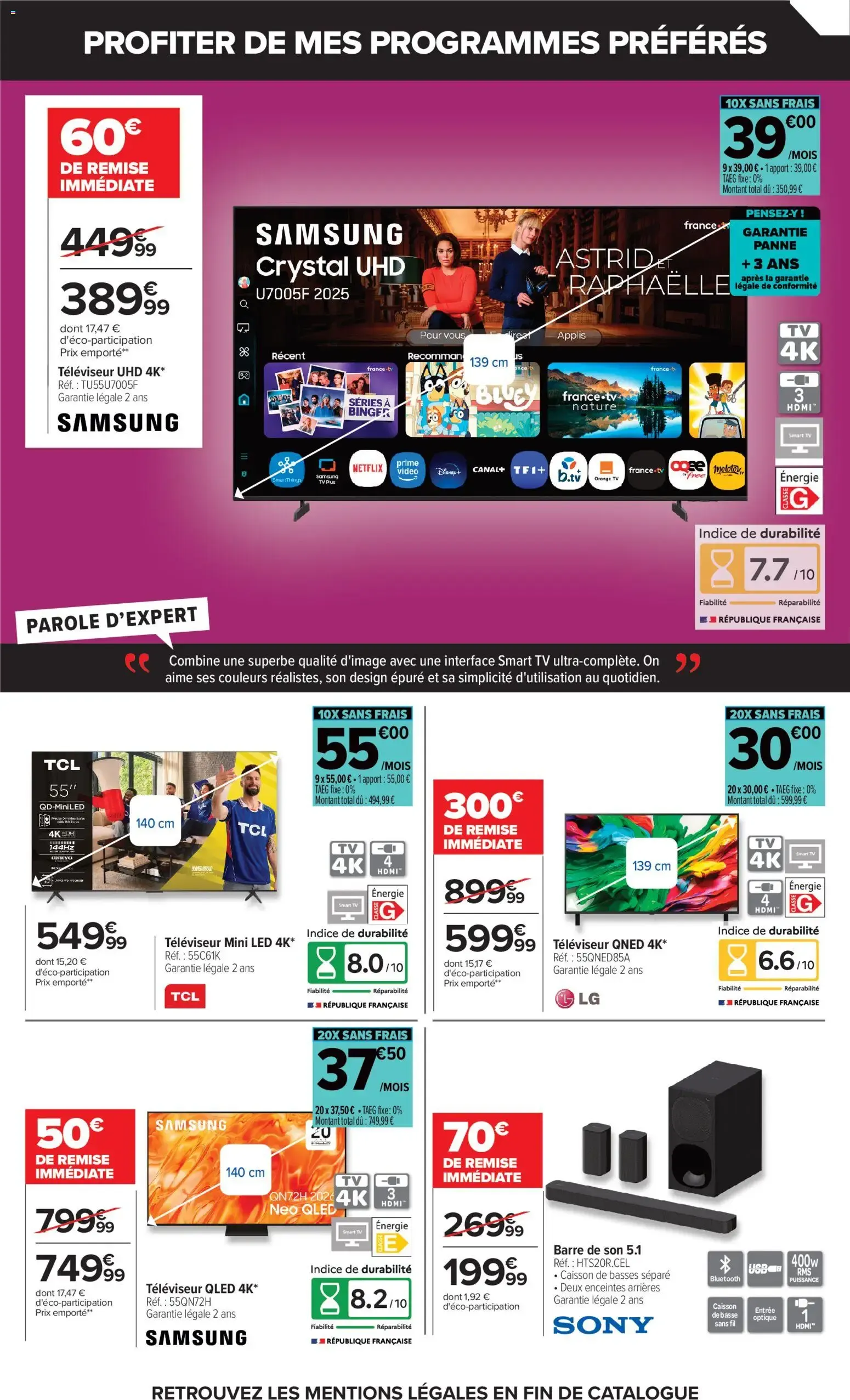 Carrefour Passez l'automne connecté à vos envies à partir du 25/09/2026 - promo en ligne du 25 septembre au 12 octobre 2026 - Catalogue page 14