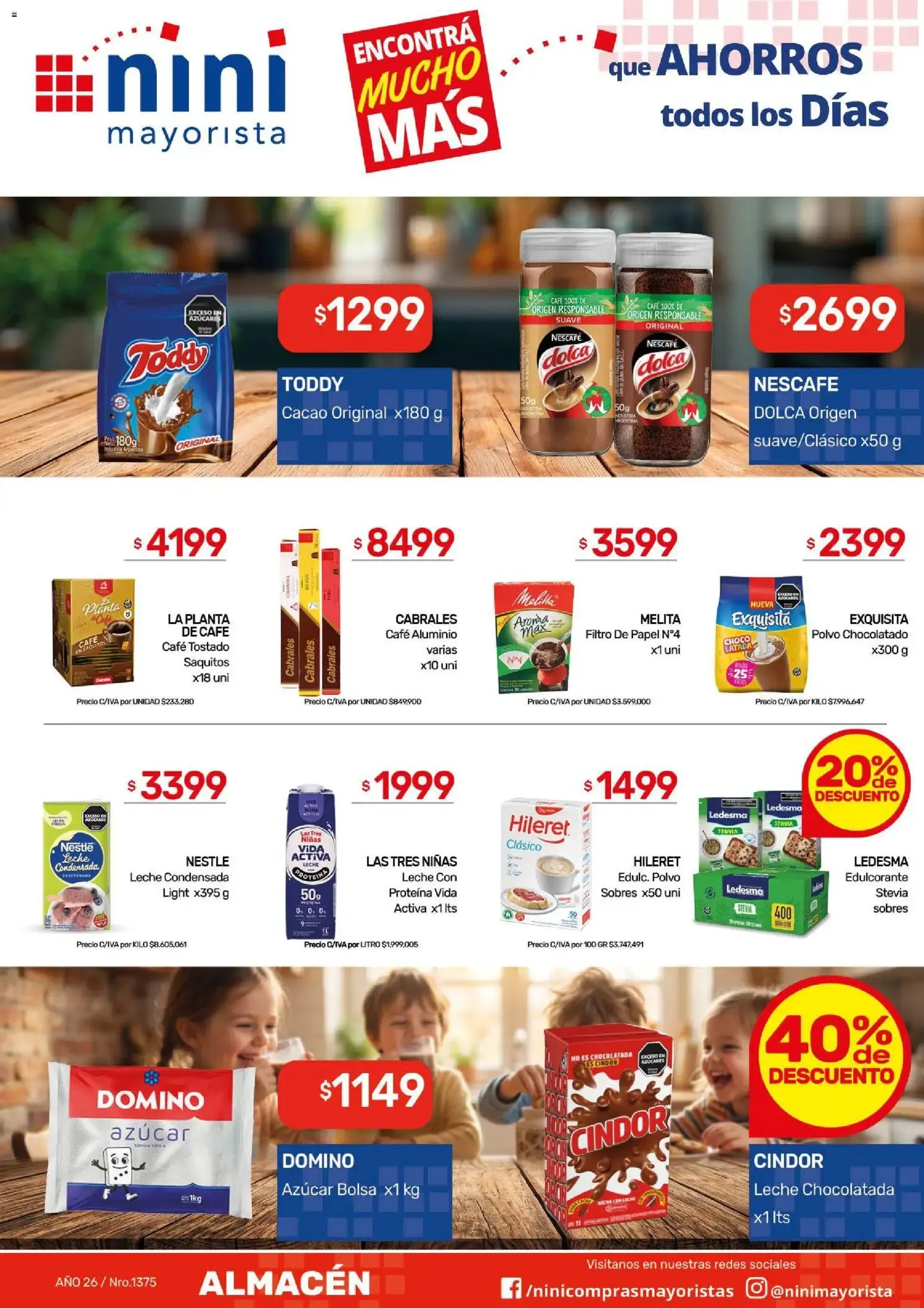 Ofertas de NINI Mayorista catálogo del 31/08/2026 - 06/09/2026 31 de agosto al 6 de septiembre 2026 - Página 30 del catálogo