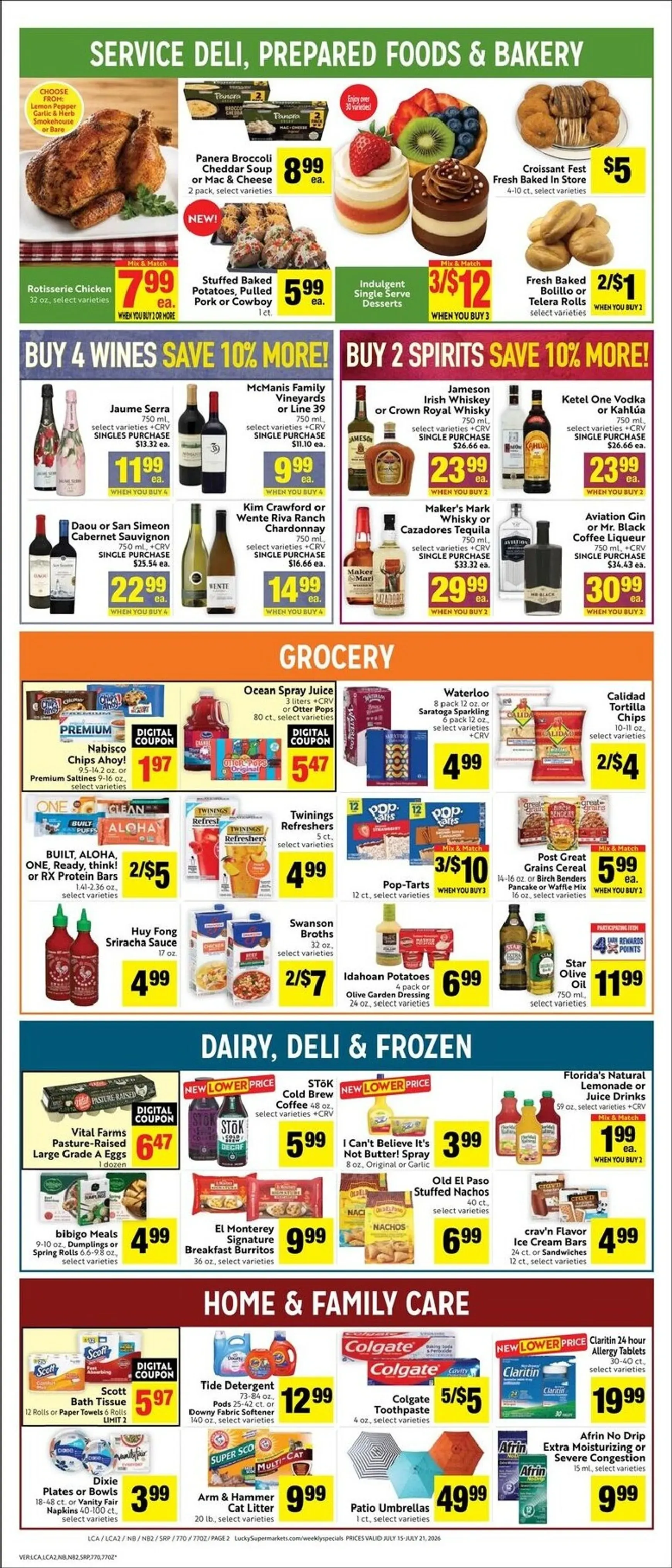 Weekly ad Current Lucky leaflet valid from Wednesday 07/15/2026 to Tuesday 07/21/2026 from July 15 to July 21 2026 - Page 2