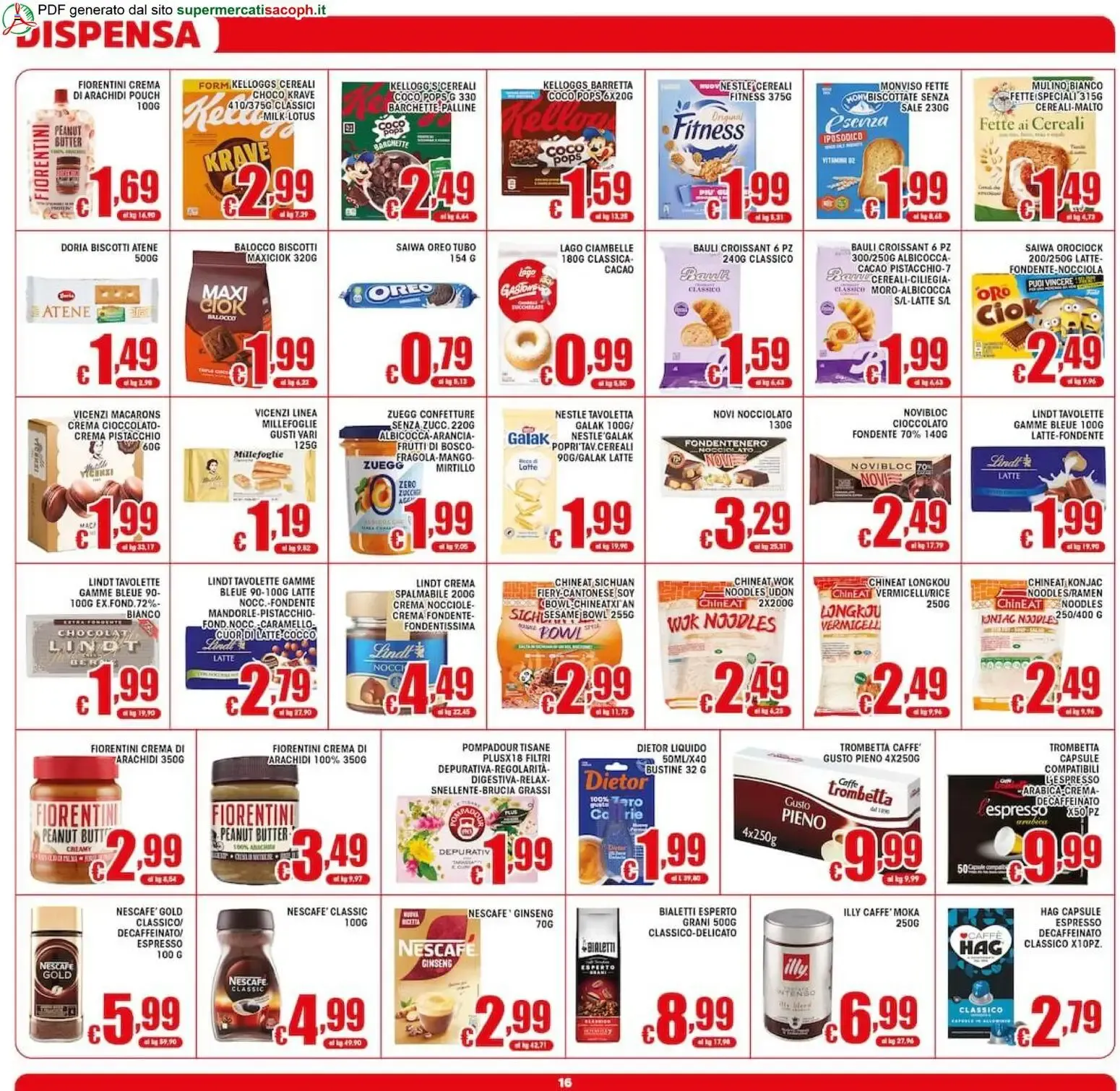 Sacoph volantino dal 02/10/2026 - online Offerte da 2 ottobre a 13 ottobre di 2026 - Pagina del volantino 16