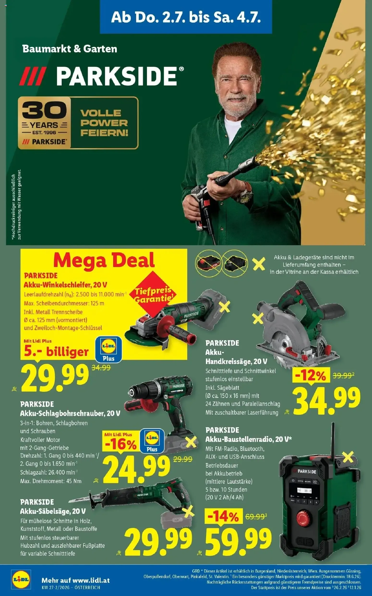 Lidl XXL - Más de 75 productos von 2. Juli bis 4. Juli 2026 - Flugblätt seite 18