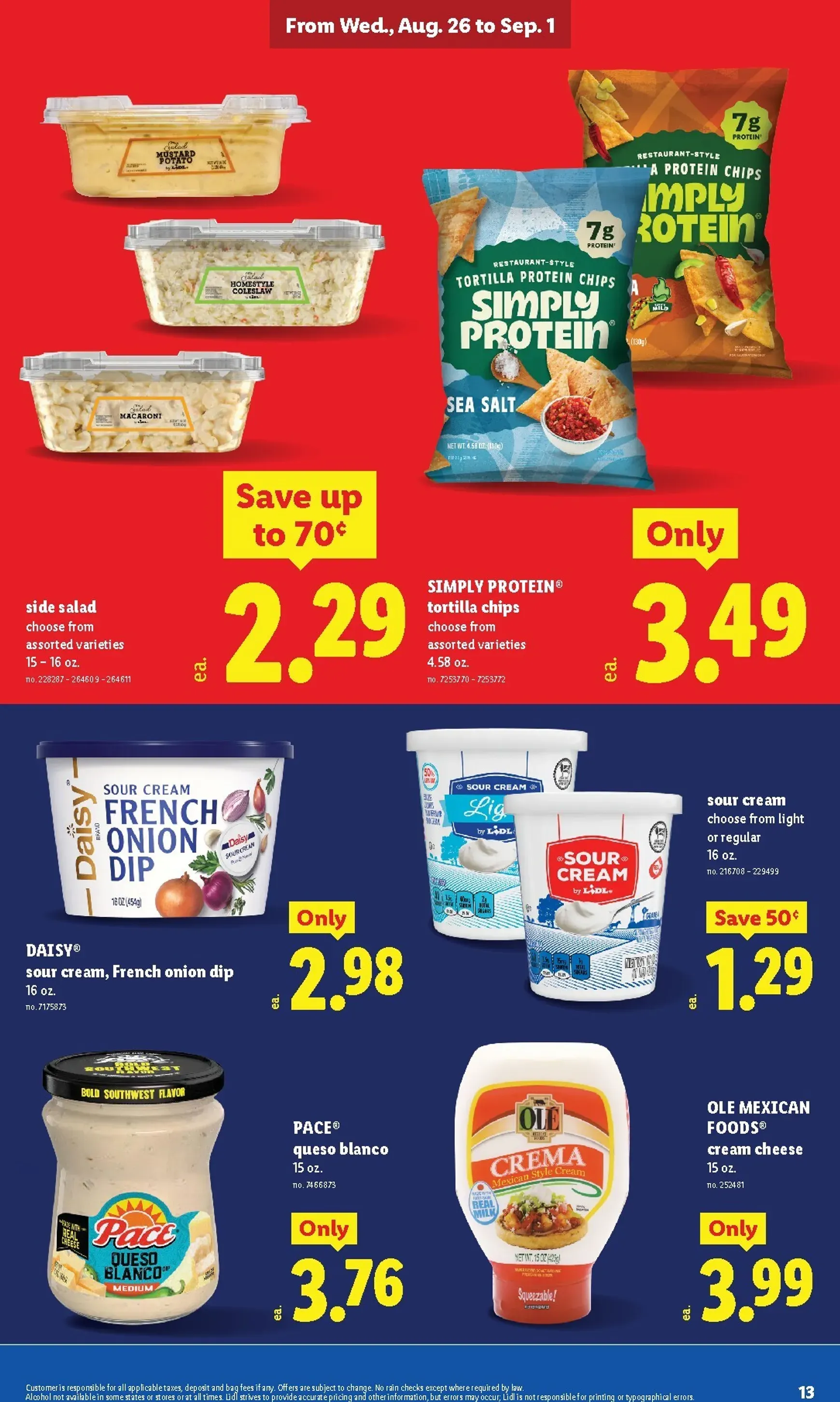 Weekly ad Lidl Labor Day Low Prices from August 26 to September 1 2026 - Page 13