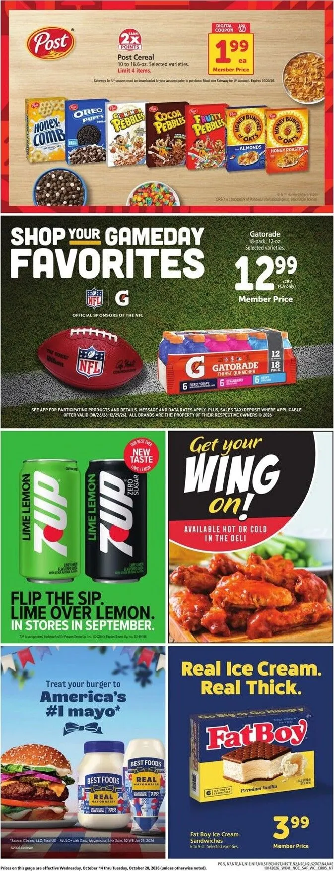 Weekly ad Safeway - Fuel-Up your Weekend! from October 14 to October 20 2026 - Page 5