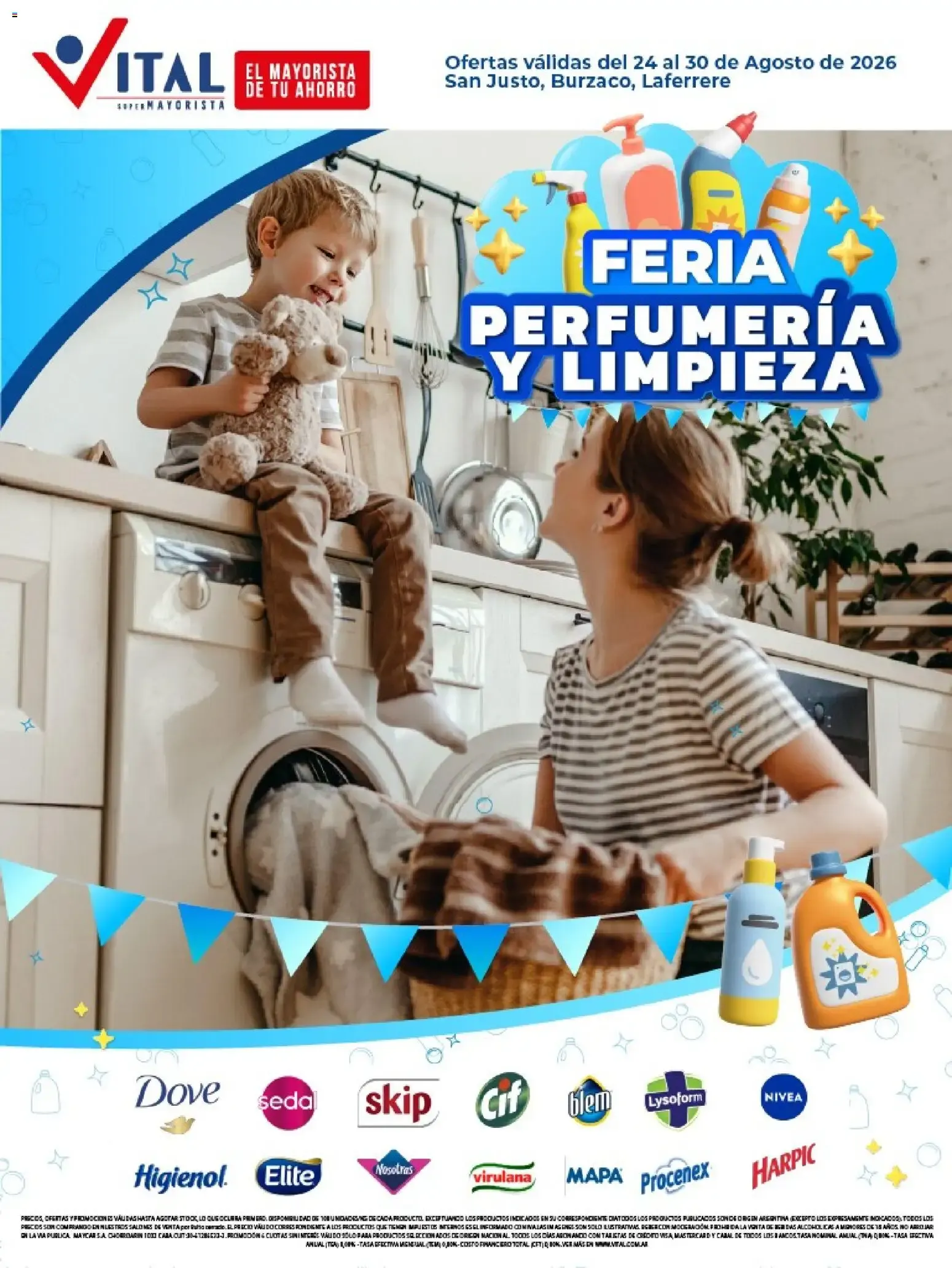 Ofertas de Vital - Feria Perfumería y Limpieza 24 de agosto al 30 de agosto 2026 - Página 1 del catálogo