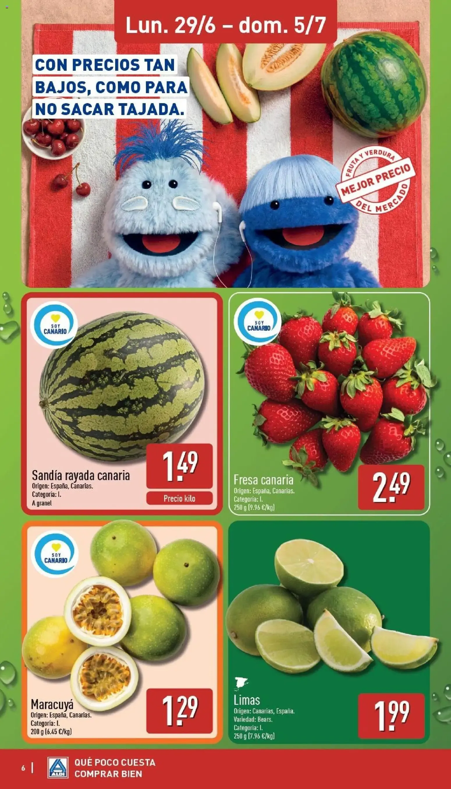 Catálogo de Aldi folleto Canarias del 29/06/2026 | Catálogo 29 de junio al 5 de julio 2026 - Página 6