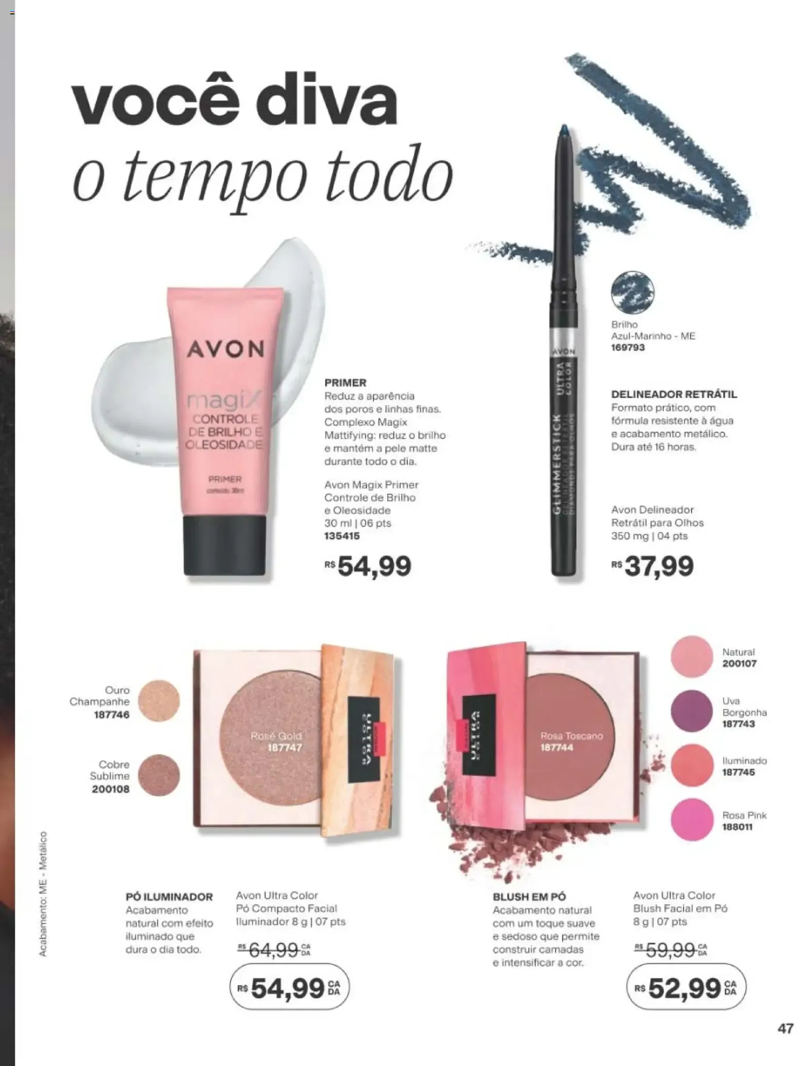 Encarte de Avon | Campanha Ciclo 12/2026 | Mês do Batom com Power Stay Matte Glitter 19 de julho até 9 de agosto 2026 - Pagina 47