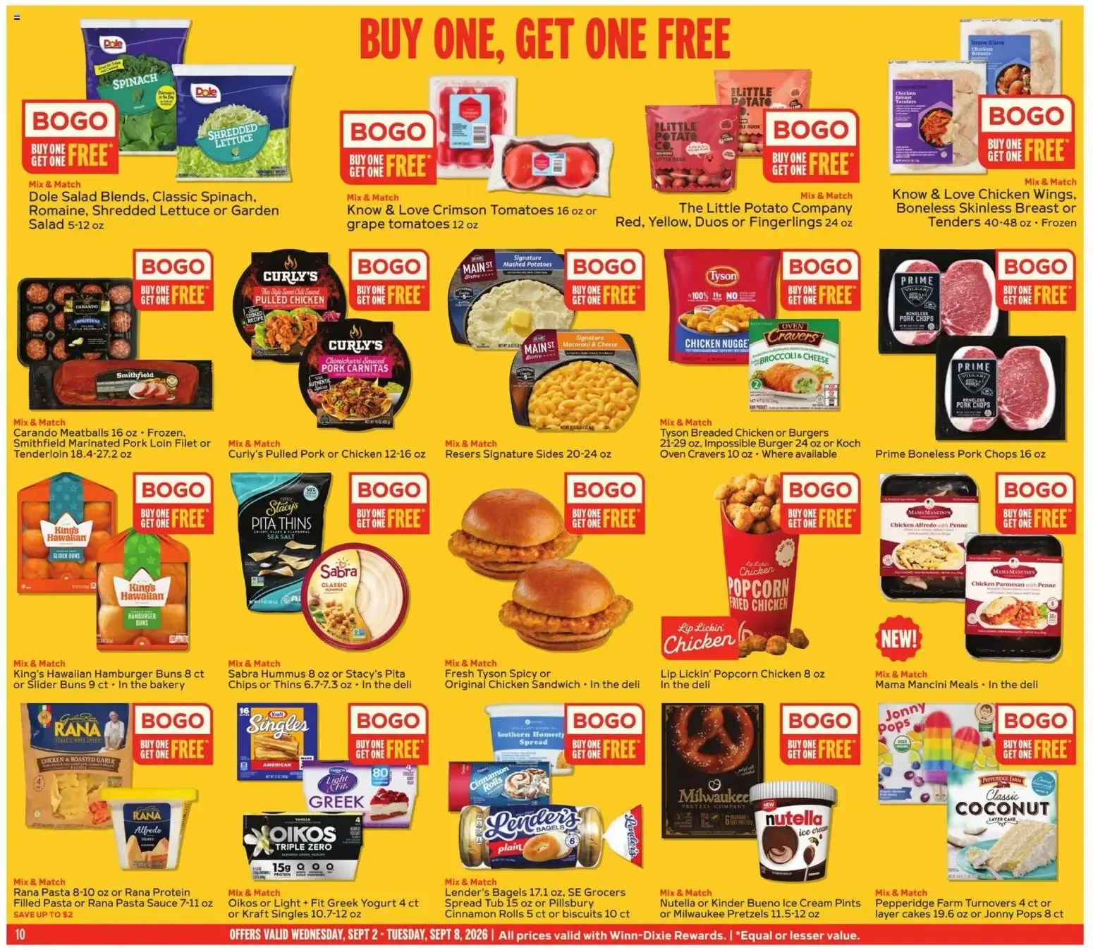 Weekly ad Winn Dixie Weekly Ad (09/02 - 09/08 2026) - Flyer from September 2 to September 8 2026 - Page 10