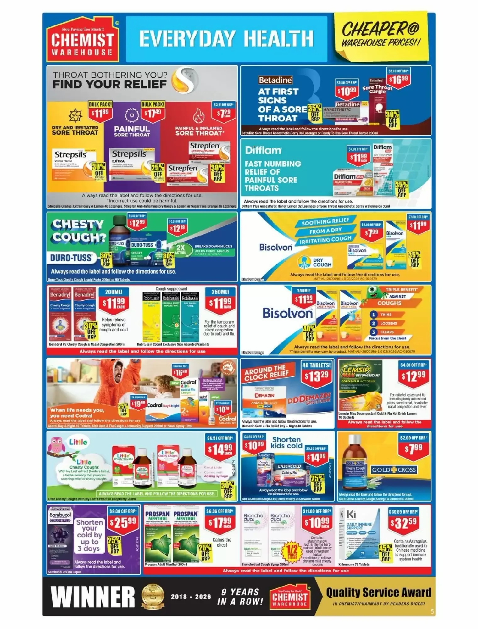 Chemist Warehouse EOFY BLITZ - Catalogue valid from 25 June to 8 July 2026 - page 5