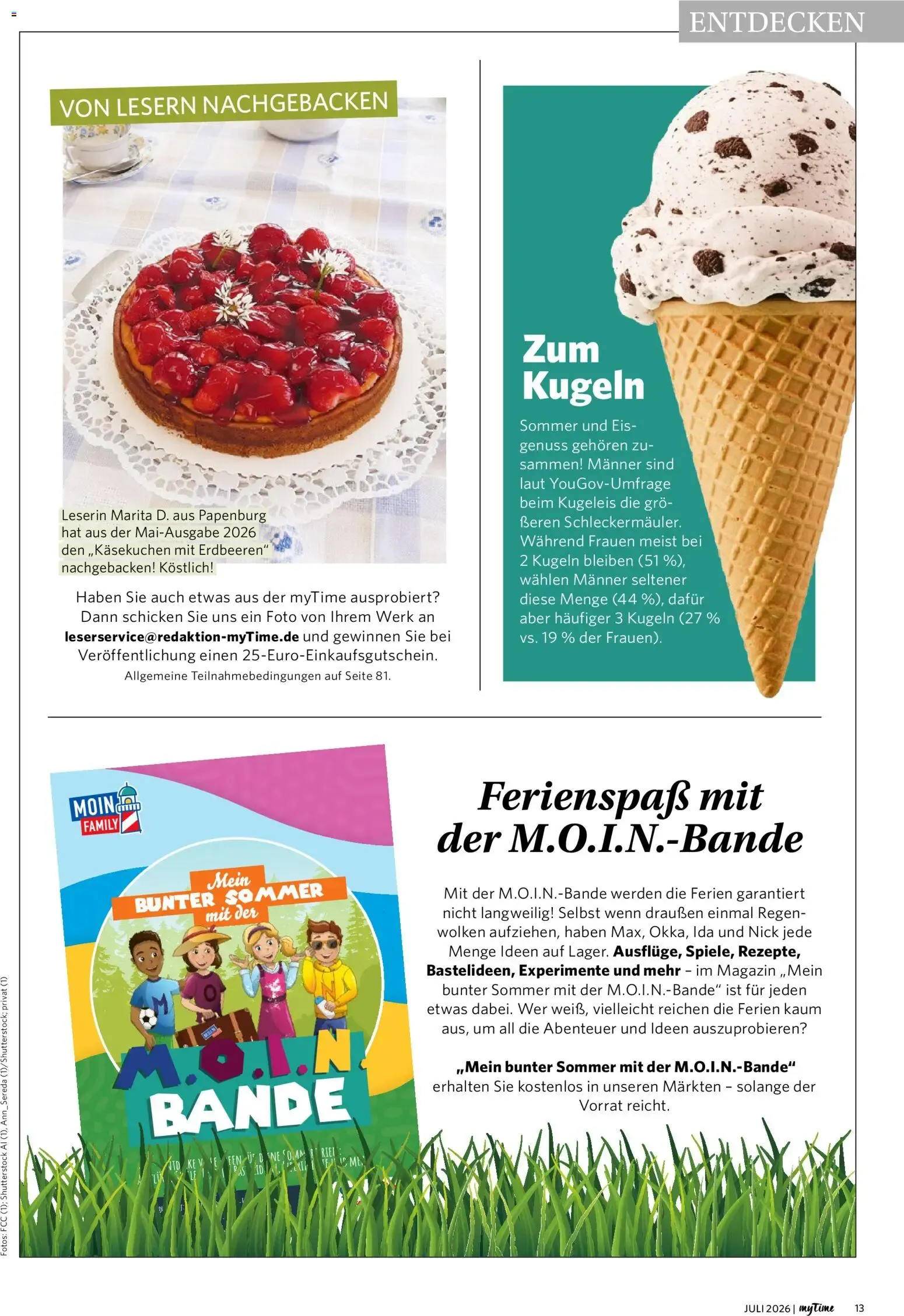 Combi myTime Juli 2026 (ab 01.07.2026) zum Blättern von 1. Juli bis 31. Juli 2026 - Prospekt seite 13
