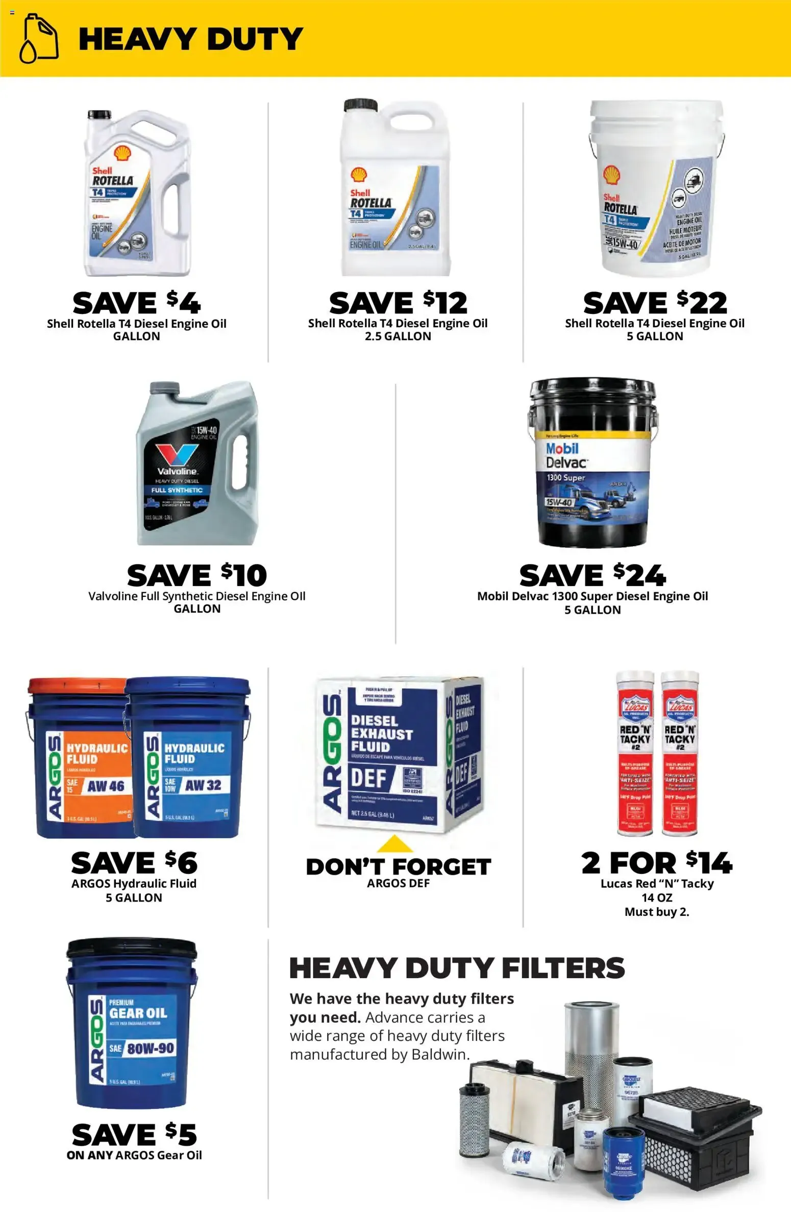 Weekly promotion Advance Auto Parts Weekly Ad from 08/16/2026 - Flyer spanning from August 16 to September 12 2026 - Page 2 for Catalogue 365