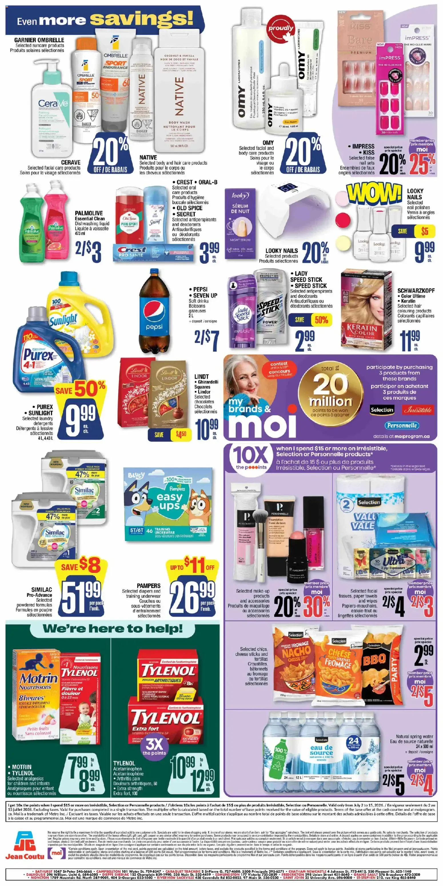 Jean Coutu weekly flyer from Jul 9, 2026 > weekly specials & deals from July 9 to July 15 2026 - flyer page 2