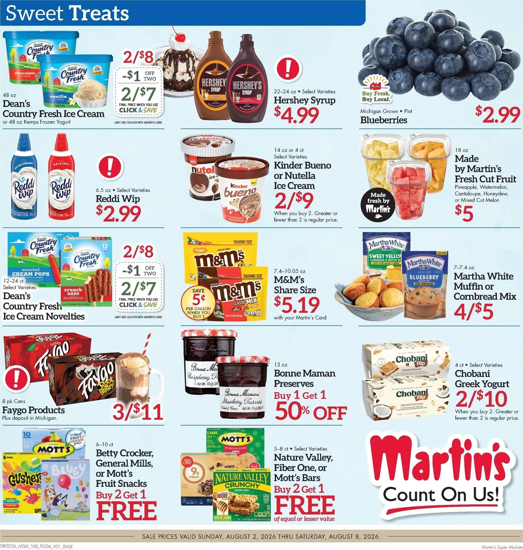 Weekly ad Current Martin's Super Markets leaflet valid from Sunday 08/02/2026 to Saturday 08/08/2026 from August 2 to August 8 2026 - Page 4