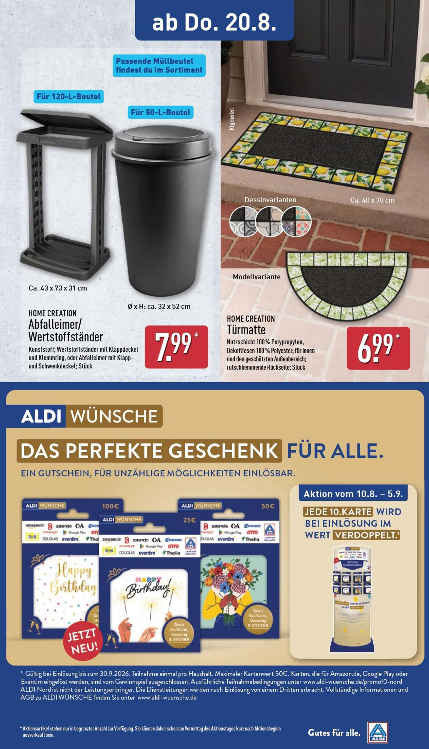 ALDI NORD - Ausblick Prospekt nächste Woche – von Montag 17.08.2026 bis Samstag 22.08.2026 von 17. August bis 22. August 2026 - Prospekt seite 14