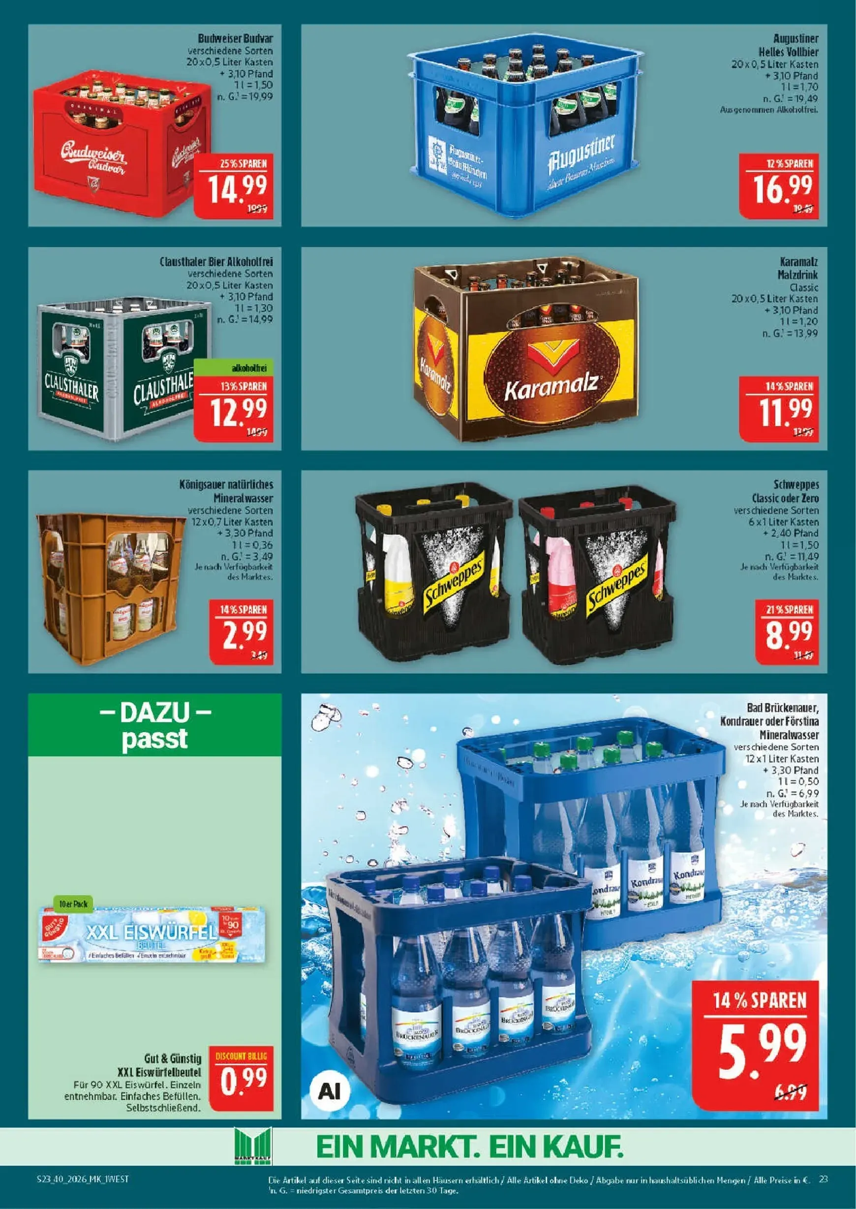 Marktkauf Prospekt nächste Woche – von Montag 28.09.2026 bis Freitag 02.10.2026 von 28. September bis 2. Oktober 2026 - Prospekt seite 23