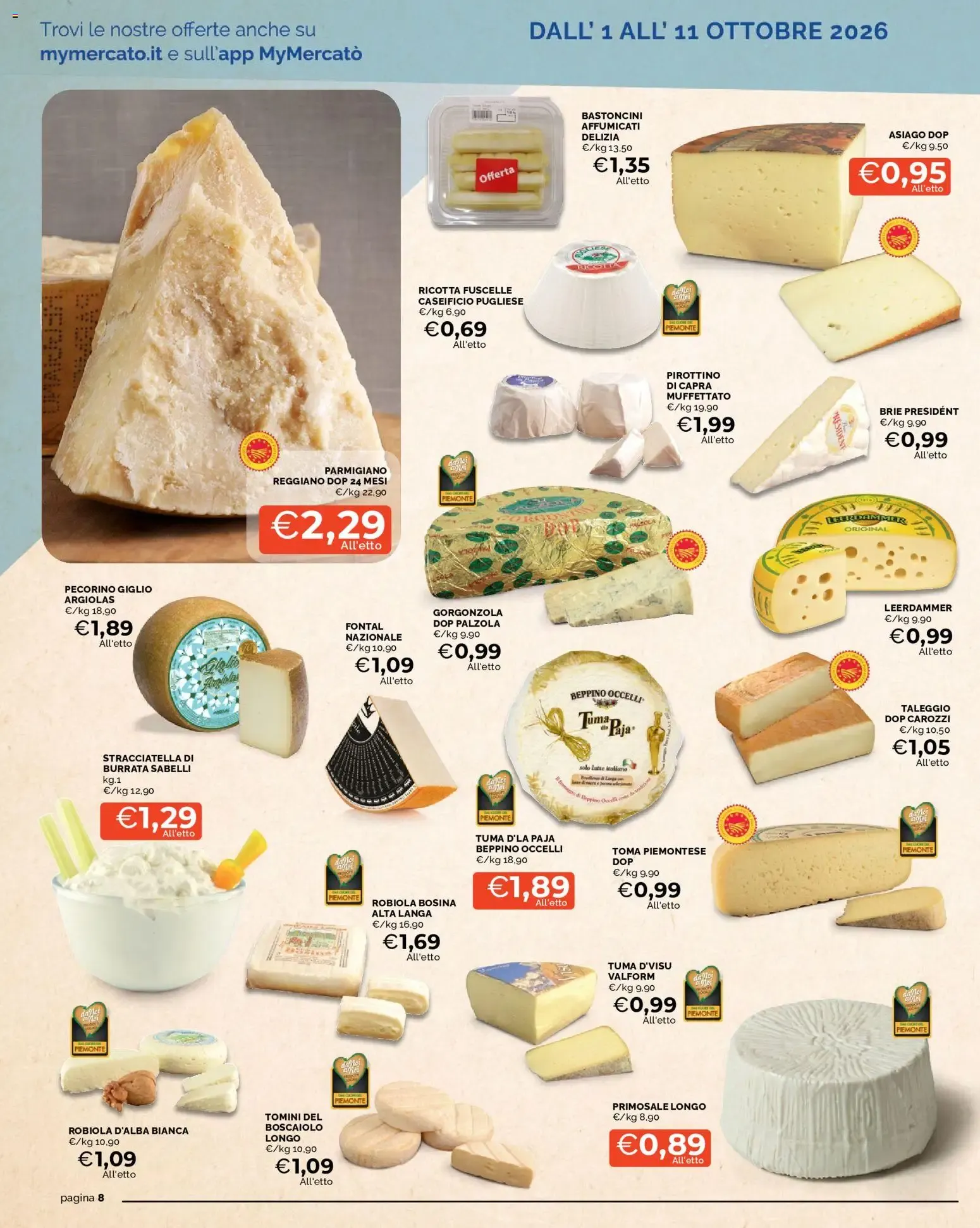 Mercatò volantino dal 01/10/2026 - online Offerte da 1 ottobre a 10 ottobre di 2026 - Pagina del volantino 8