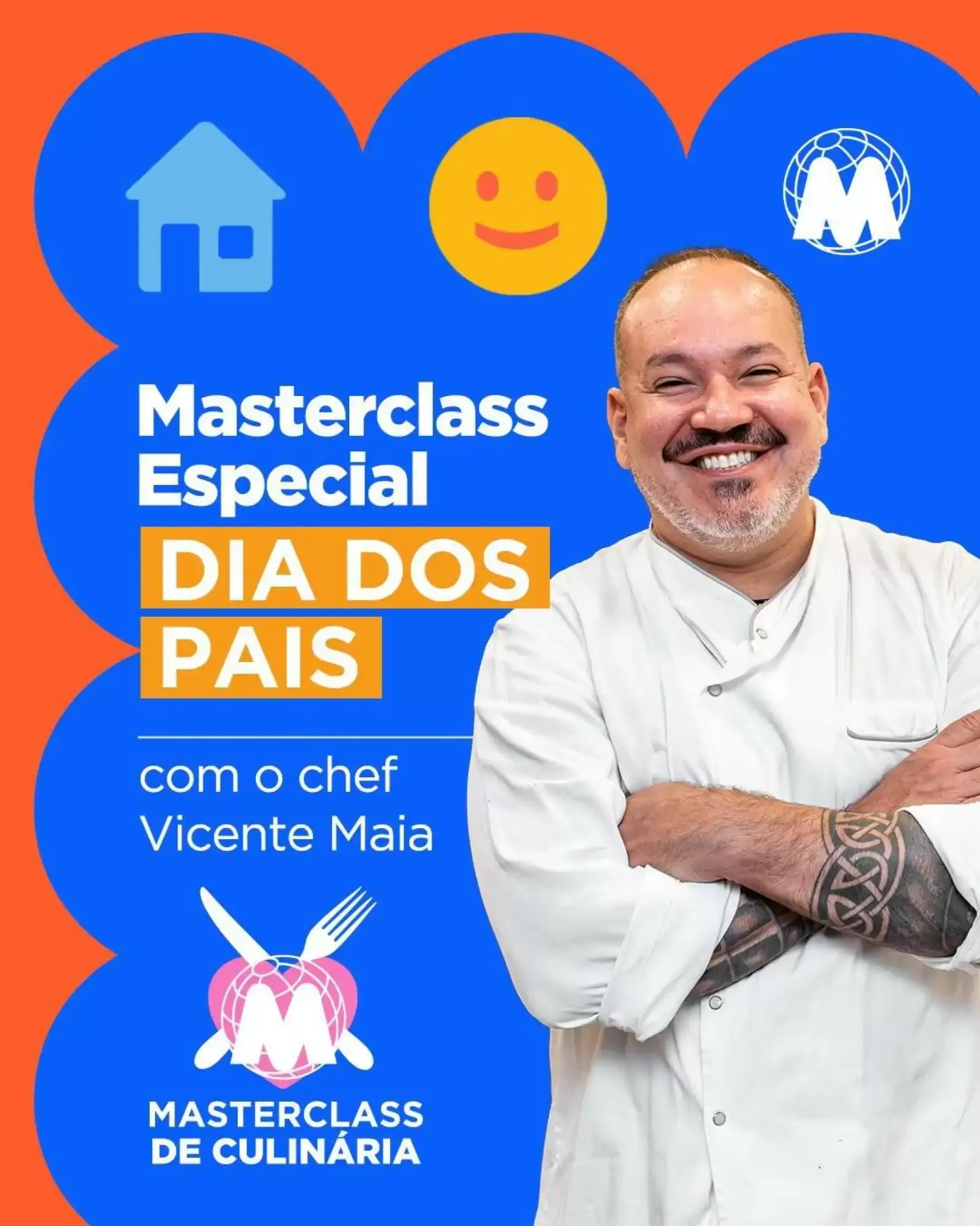 Masterclass Especial DIA DOS PAIS com o chef Vicente Maia