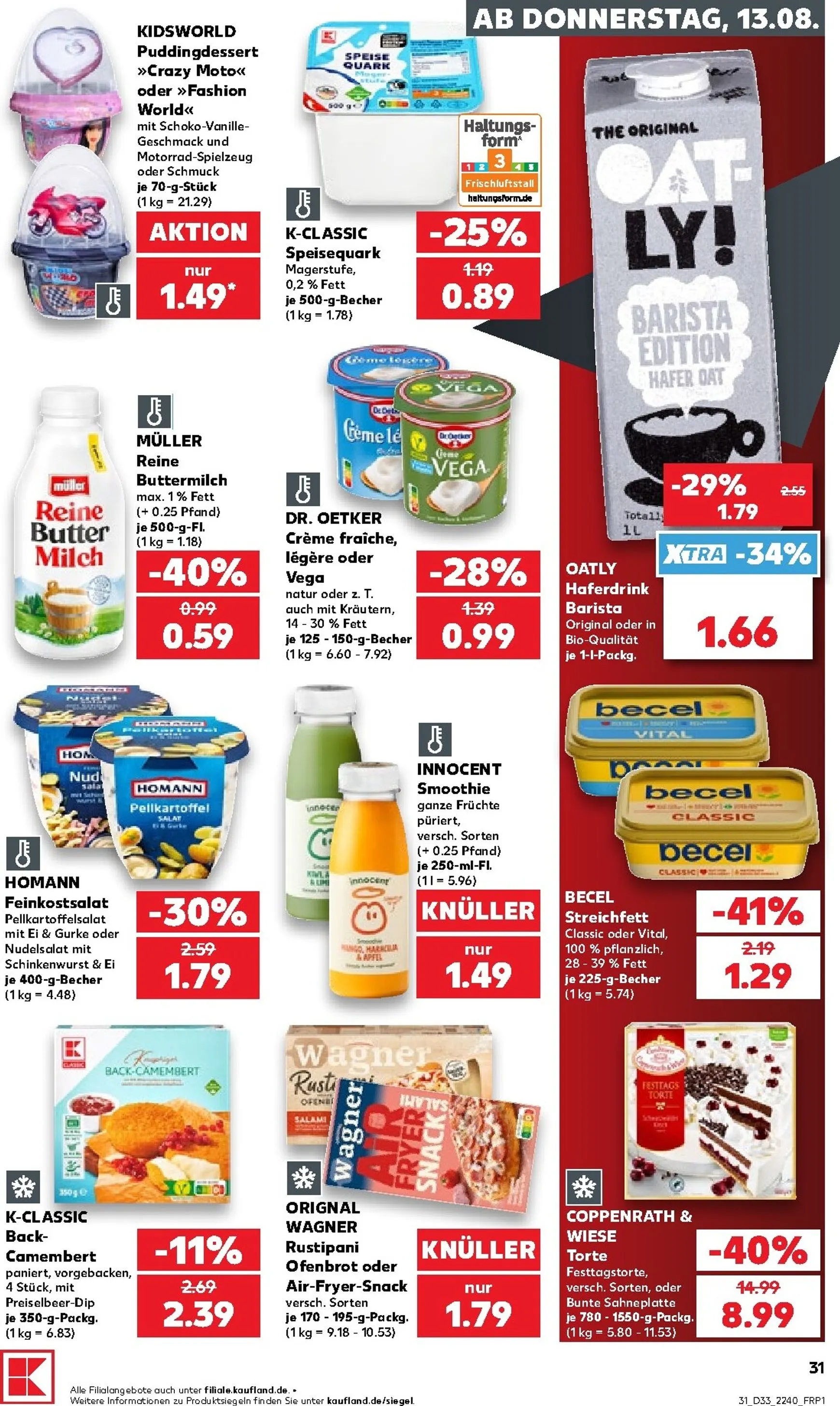 Neuer Kaufland Prospekt – von Donnerstag 13.08.2026 bis Mittwoch 19.08.2026 von 13. August bis 19. August 2026 - Prospekt seite 31