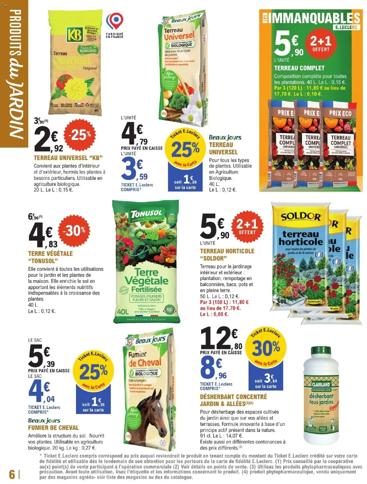 Brico E.Leclerc catalogue Jardi à partir du 13/10/2026 - promo en ligne du 13 octobre au 24 octobre 2026 - Catalogue page 6