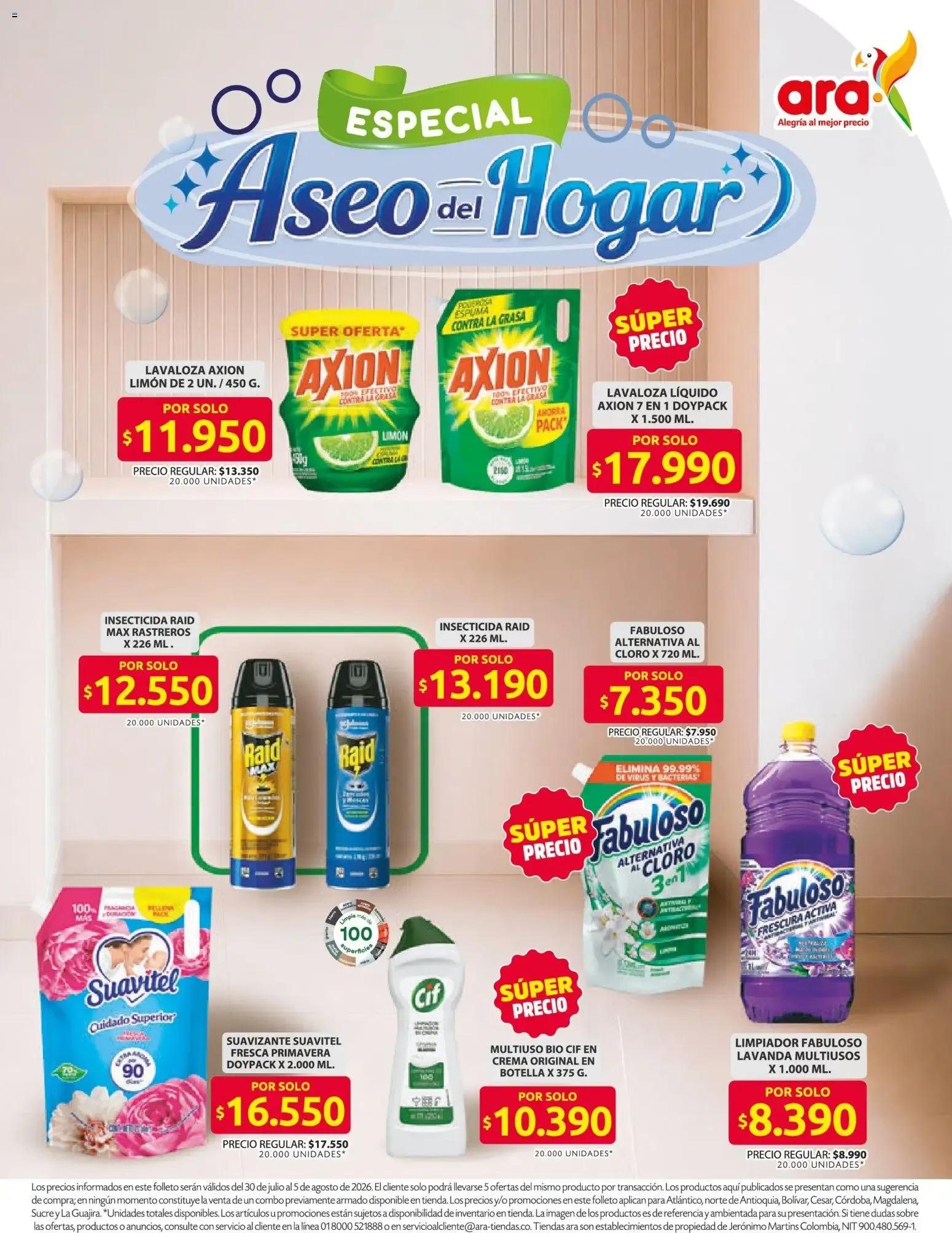 Catalogo de Ara: Ahorra con Alegría AL MEJOR PRECIO 30 de julio al 5 de agosto 2026 - Pag 13