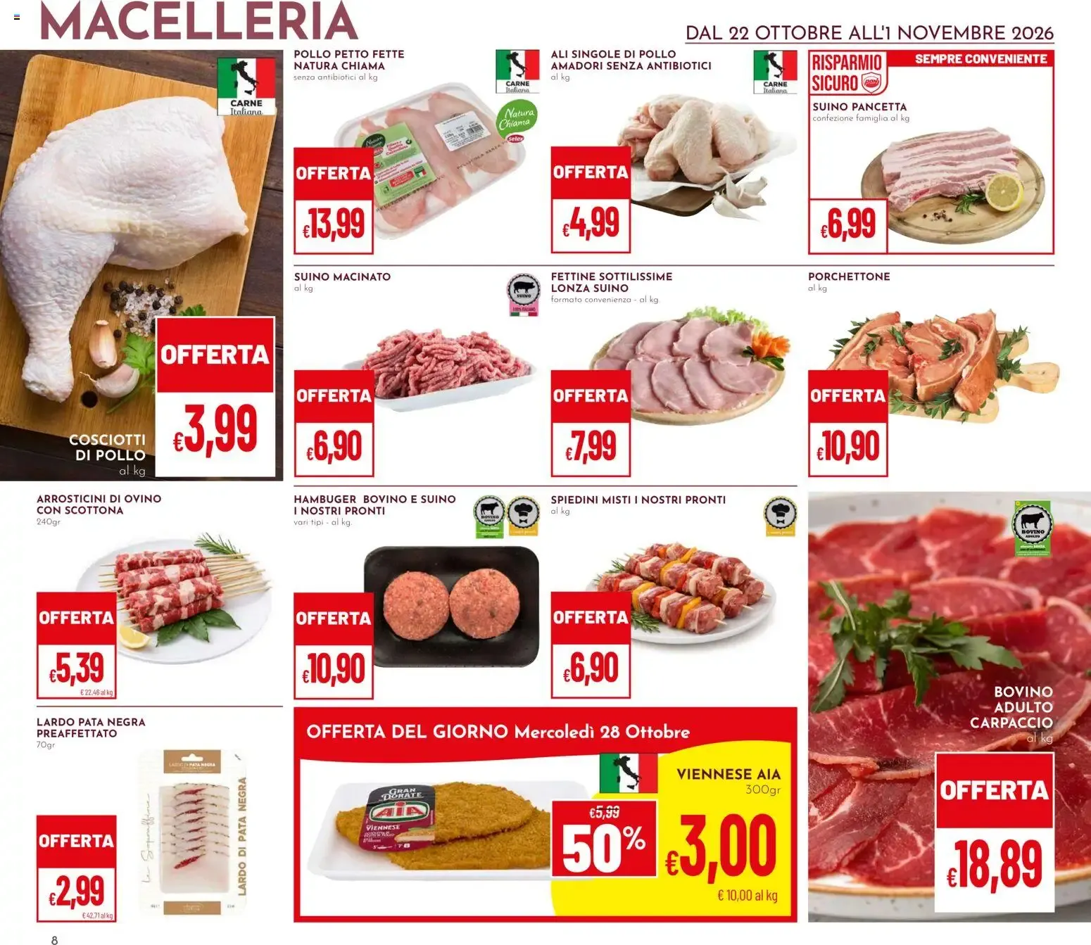 Brochure Iper Pan & Superpan: Sottofreschi da 22 ottobre a 1 novembre di 2026 - Pagina del volantino 8