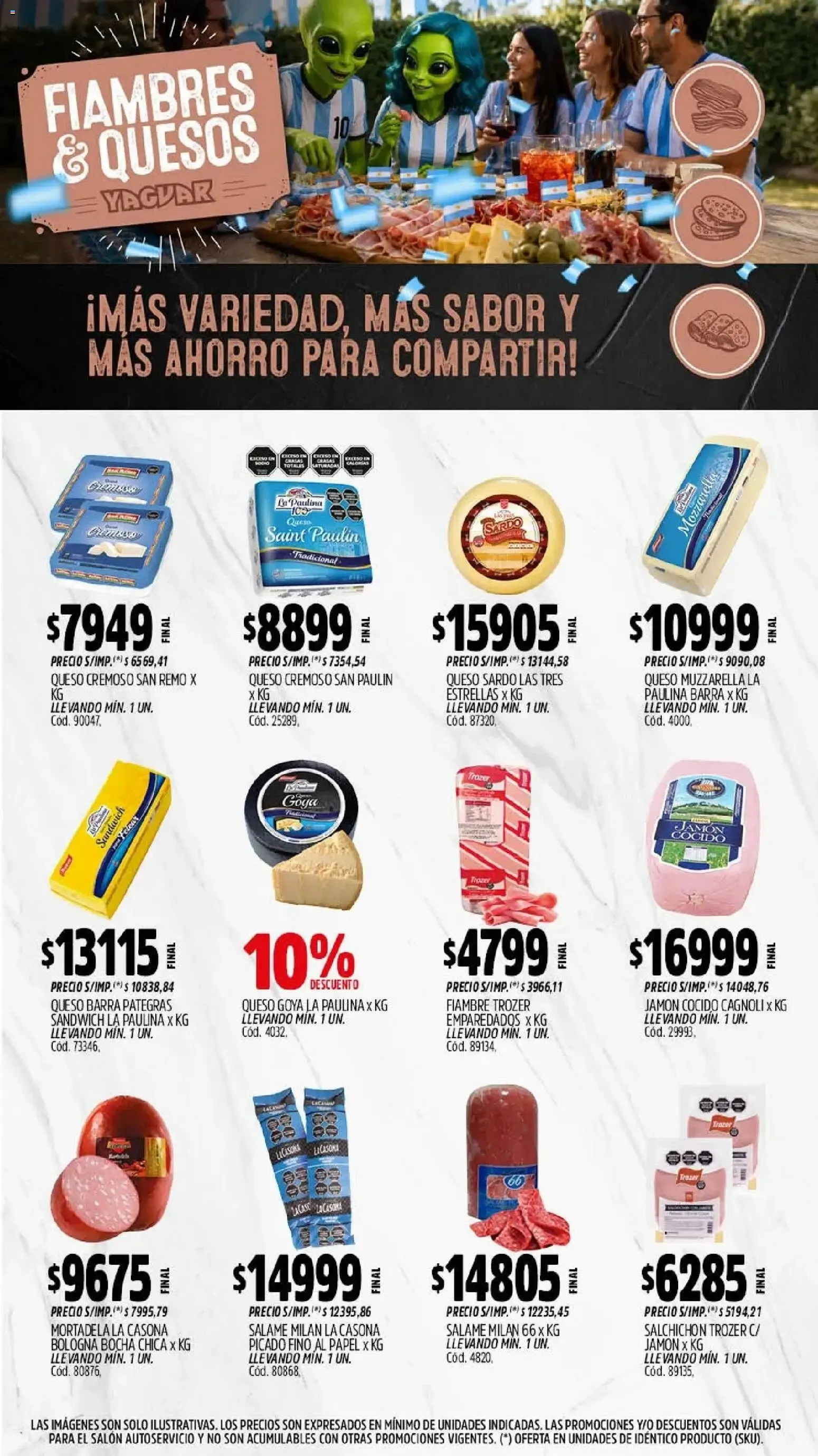 Ofertas de Mayorista Yaguar: Precios de Otro Planeta 13 de julio al 18 de julio 2026 - Página 6 del catálogo
