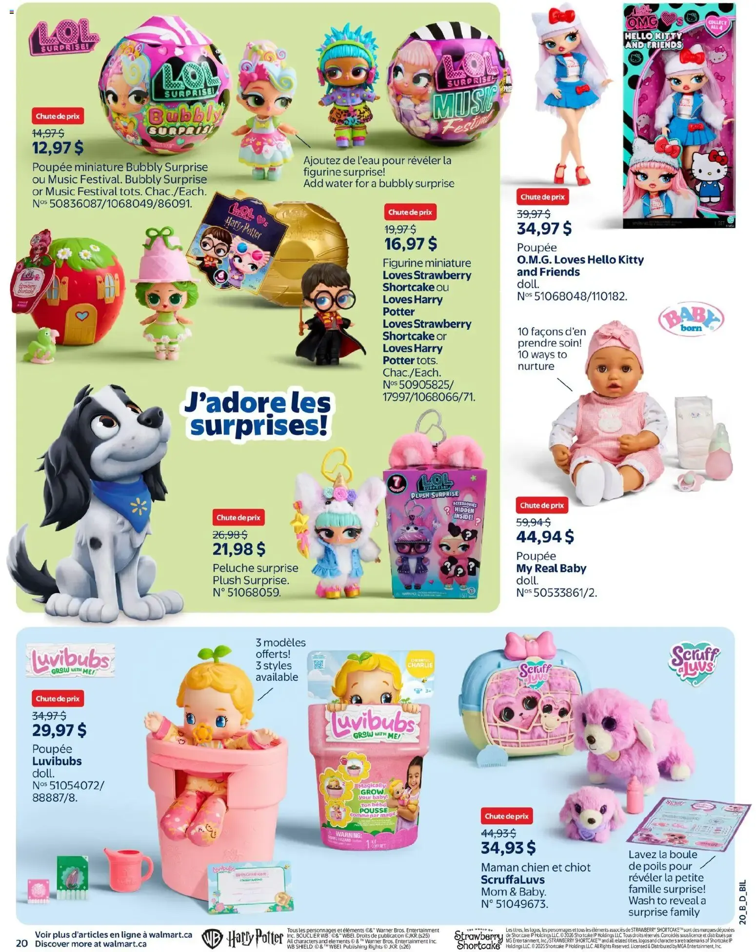 Walmart circulaire - Livret des jouets from Oct 15, 2026 > weekly specials & deals from October 15 to December 23 2026 - flyer page 27