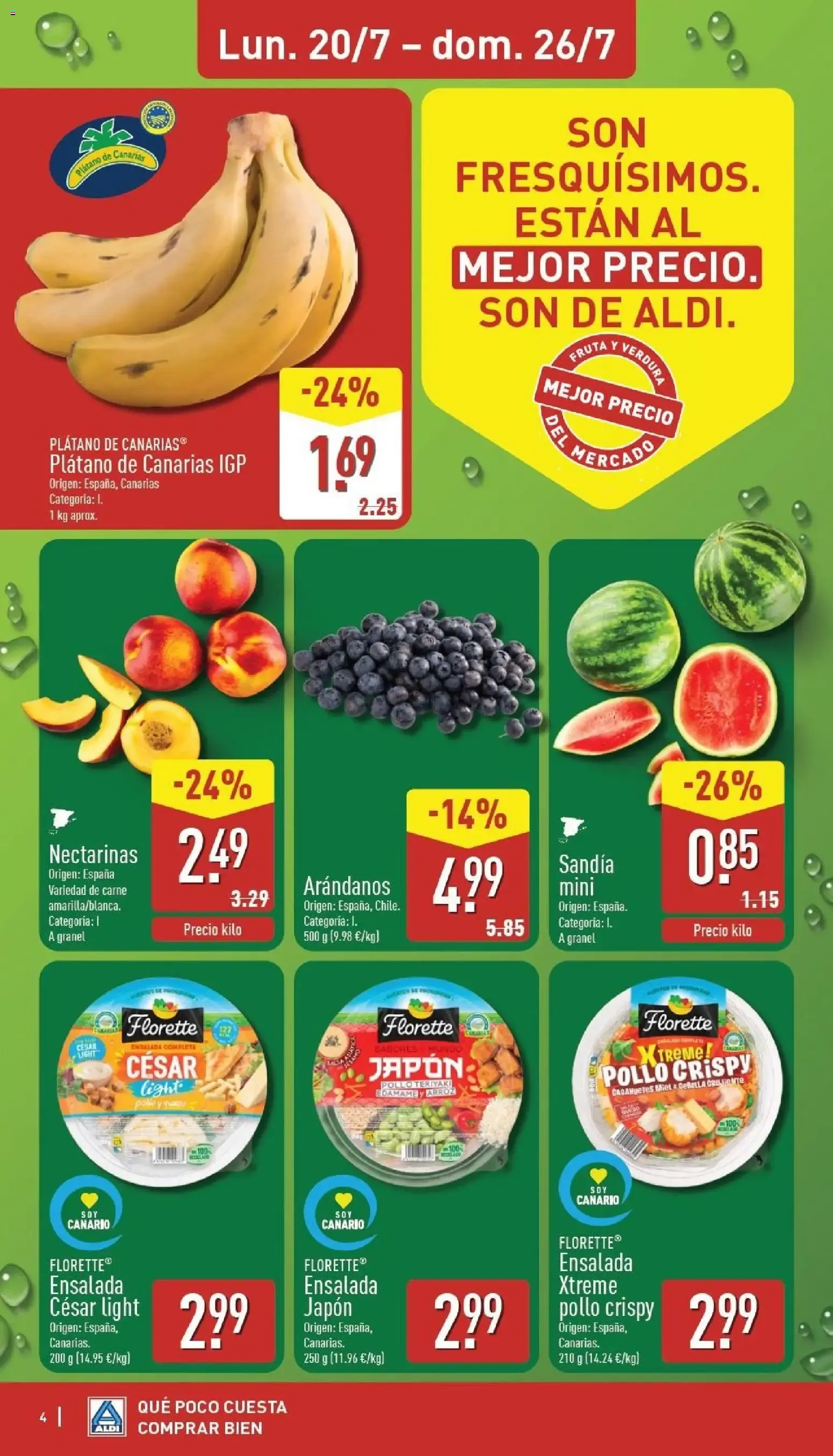 Catálogo de Aldi: Frescura a precios para la piscina 20 de julio al 26 de julio 2026 - Página 4