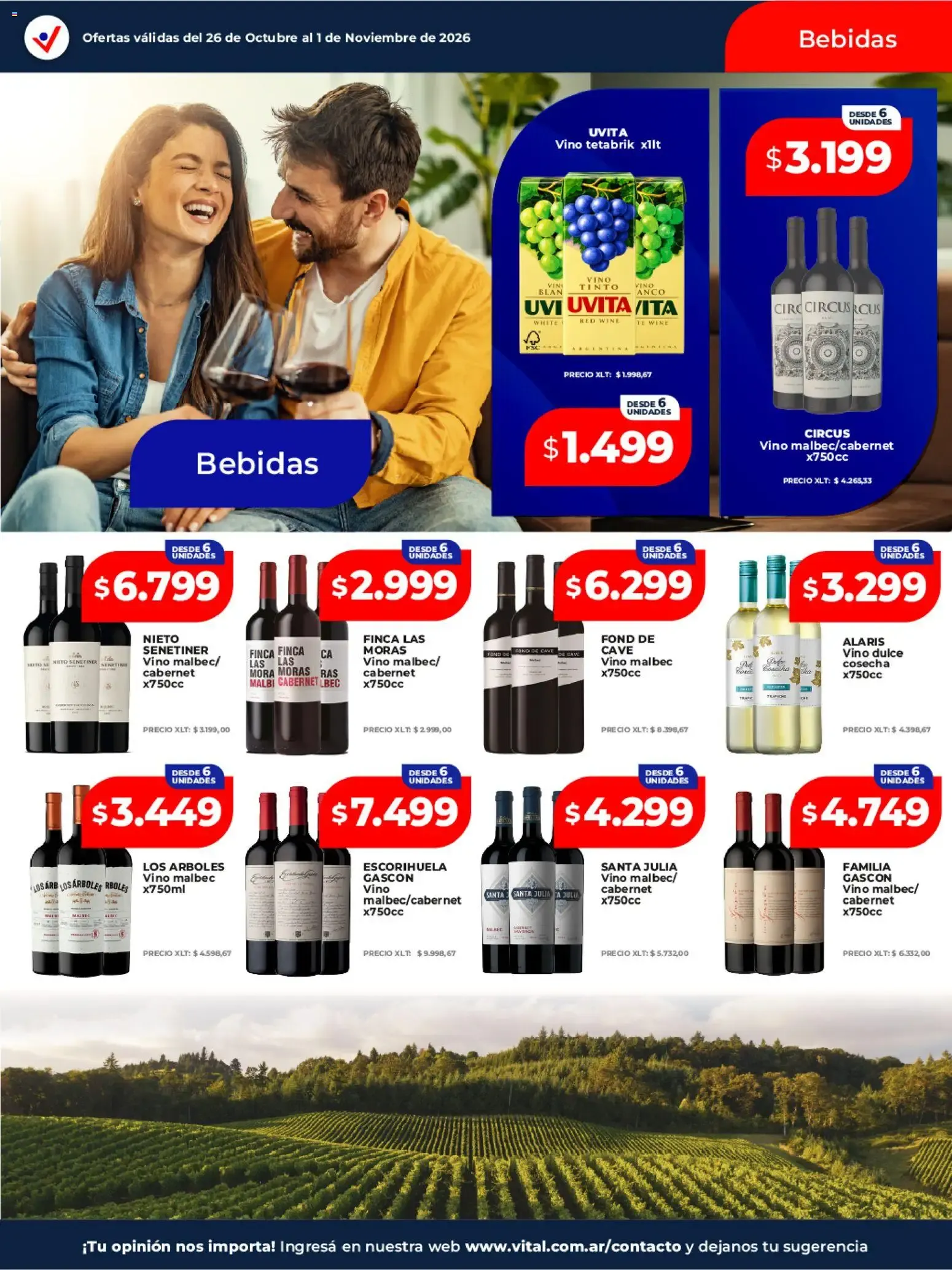 Ofertas de Vital - Ofertas || del 26/10/2026 - 01/11/2026 || Catálogo 26 de octubre al 1 de noviembre 2026 - Página 14 del catálogo