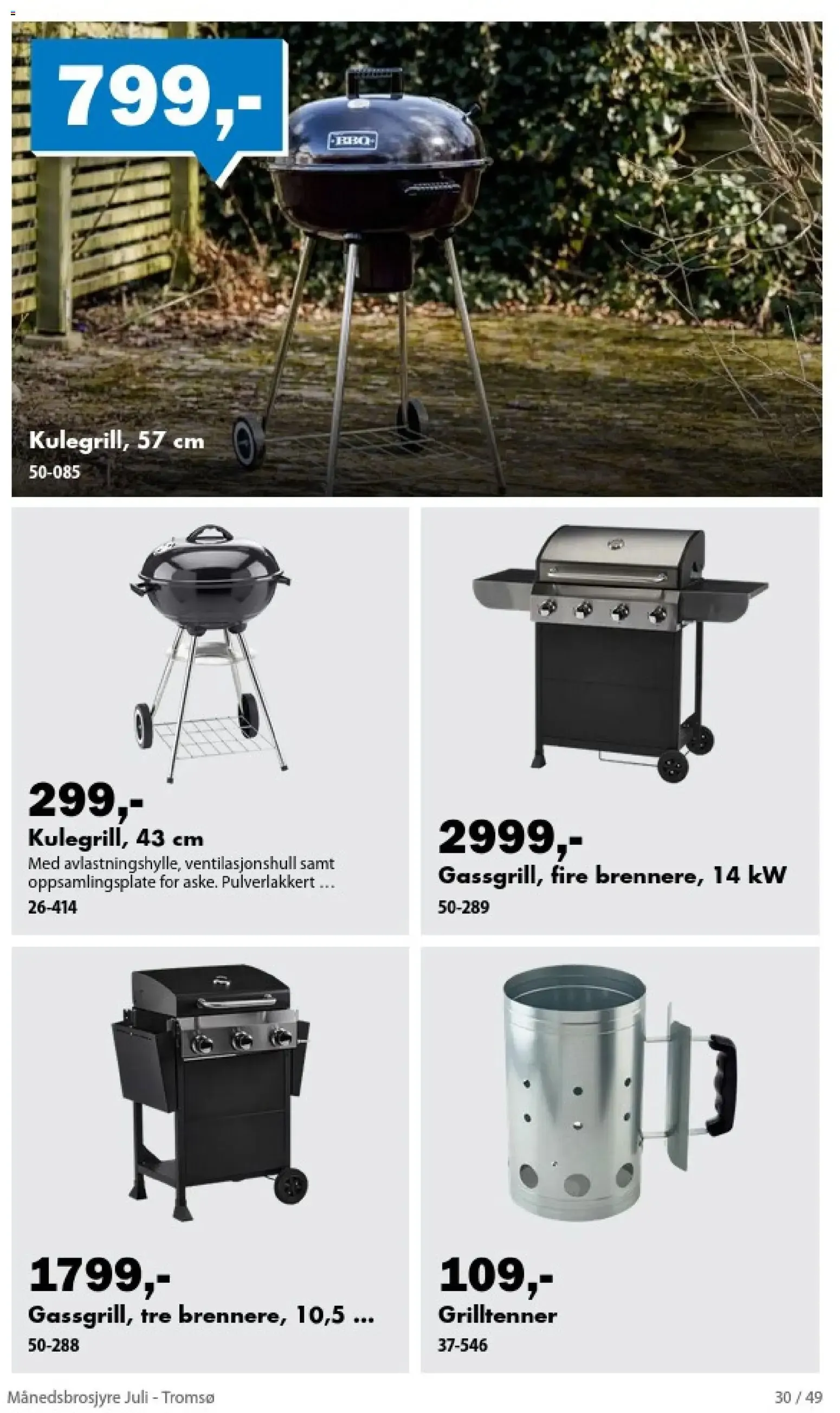 Biltema Månedsbrosjyre Juli - National (01/07/2026 - 30/07/2026) - Kundeavis og tilbud fra 1. juli til 30. juli 2026 - kundeavisside 30