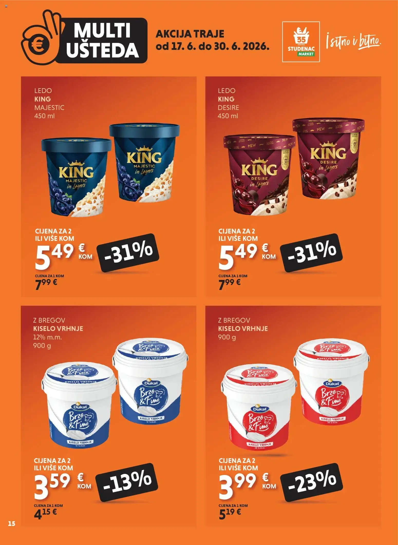Katalog Uzmi više, plati manje: Multi Ušteda od 17. lipnja do 30. lipnja 2026. - Pregled Stranica 15