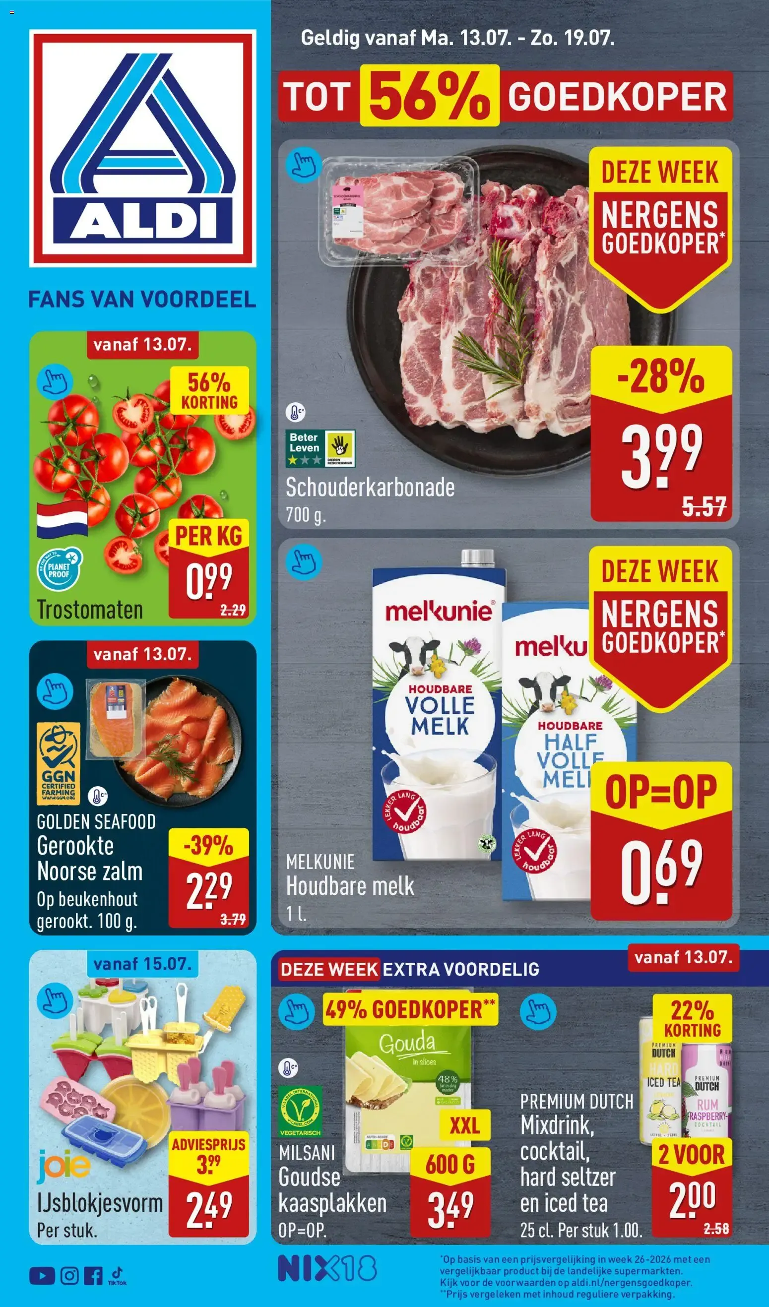 Aldi folder vanaf 13-07-2026 (volgende, deze week) van 13 juli tot 19 juli 2026 - Folder pagina 1