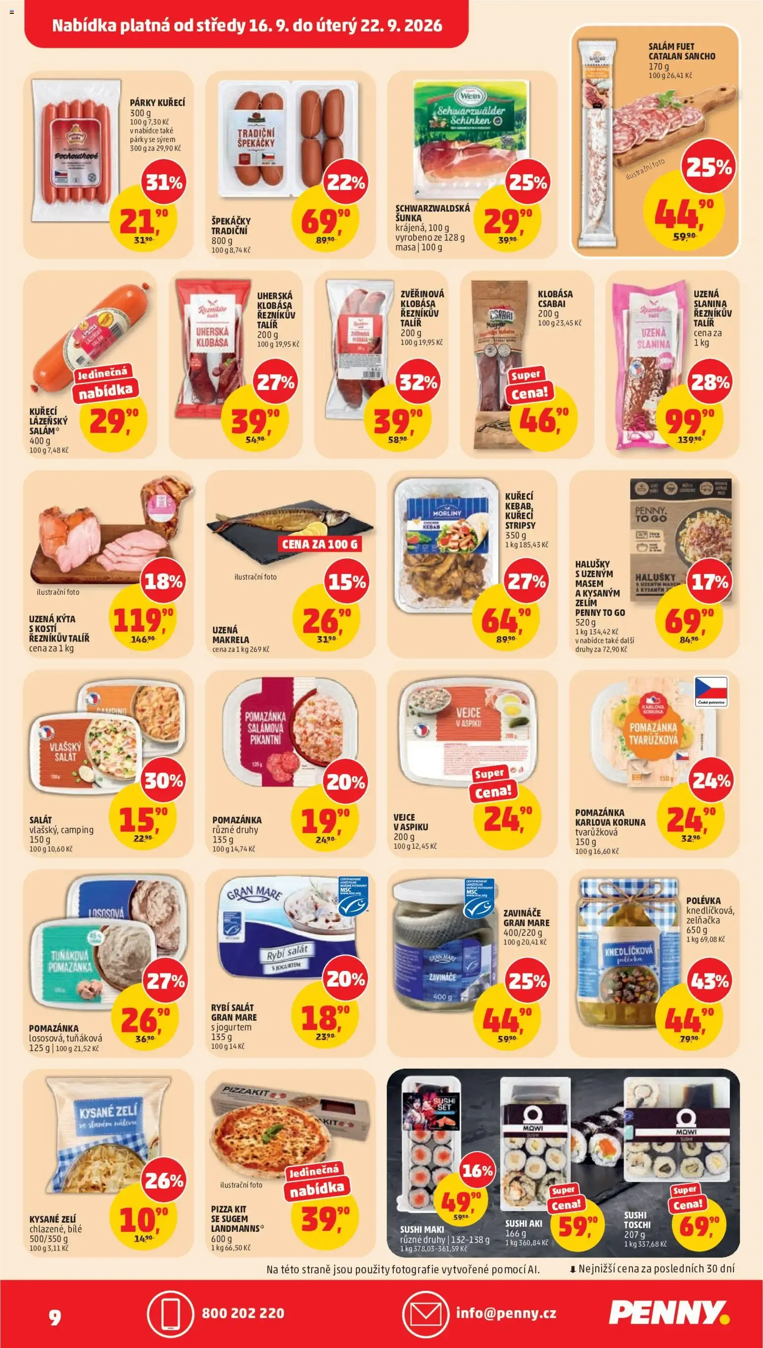 PENNY leták na příští týden (16.09.2026) - 16. září 22. září 2026 - Page 9