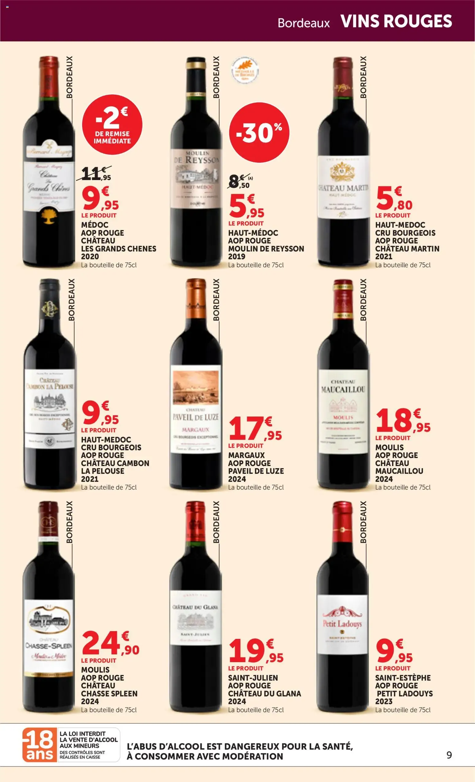 bi1 Foire aux vins Maxi marché à partir du 22/09/2026 - promo en ligne du 22 septembre au 4 octobre 2026 - Catalogue page 9