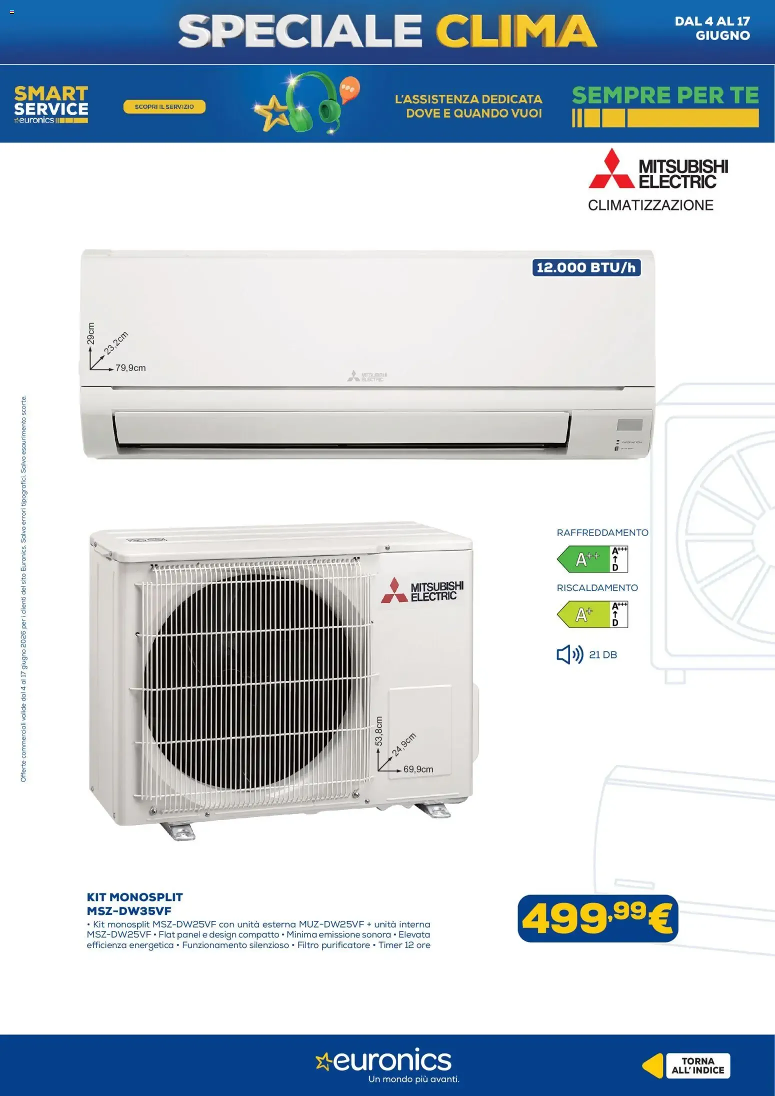 Speciale Clima Euronics: rinfresca casa con efficienza e stile da 4 giugno a 17 giugno di 2026 - Pagina del volantino 9